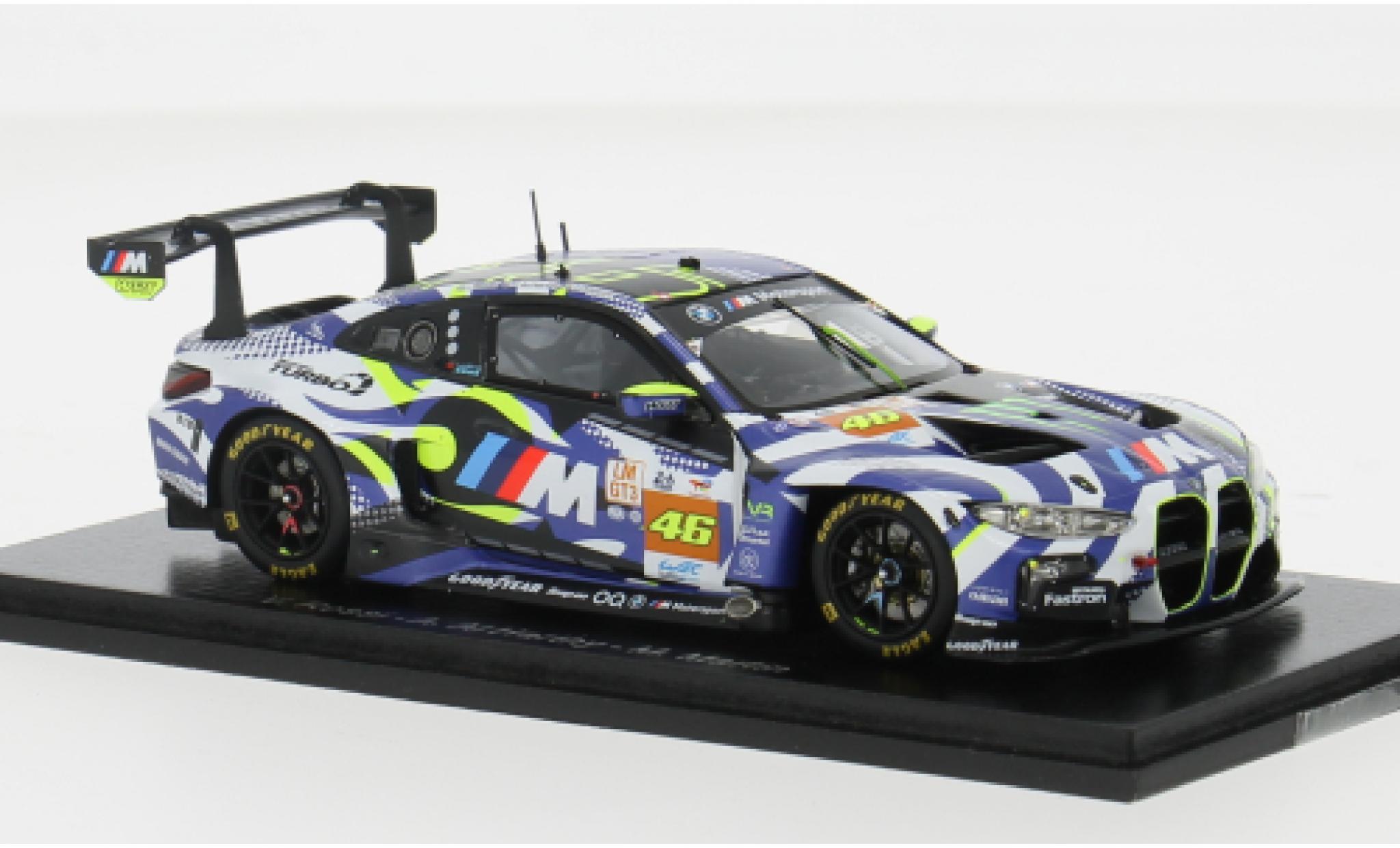 Bmw M4 1/43 Spark GT3 24h Le Mans 2024 Team WRT #46 1:43 modellino in miniatura