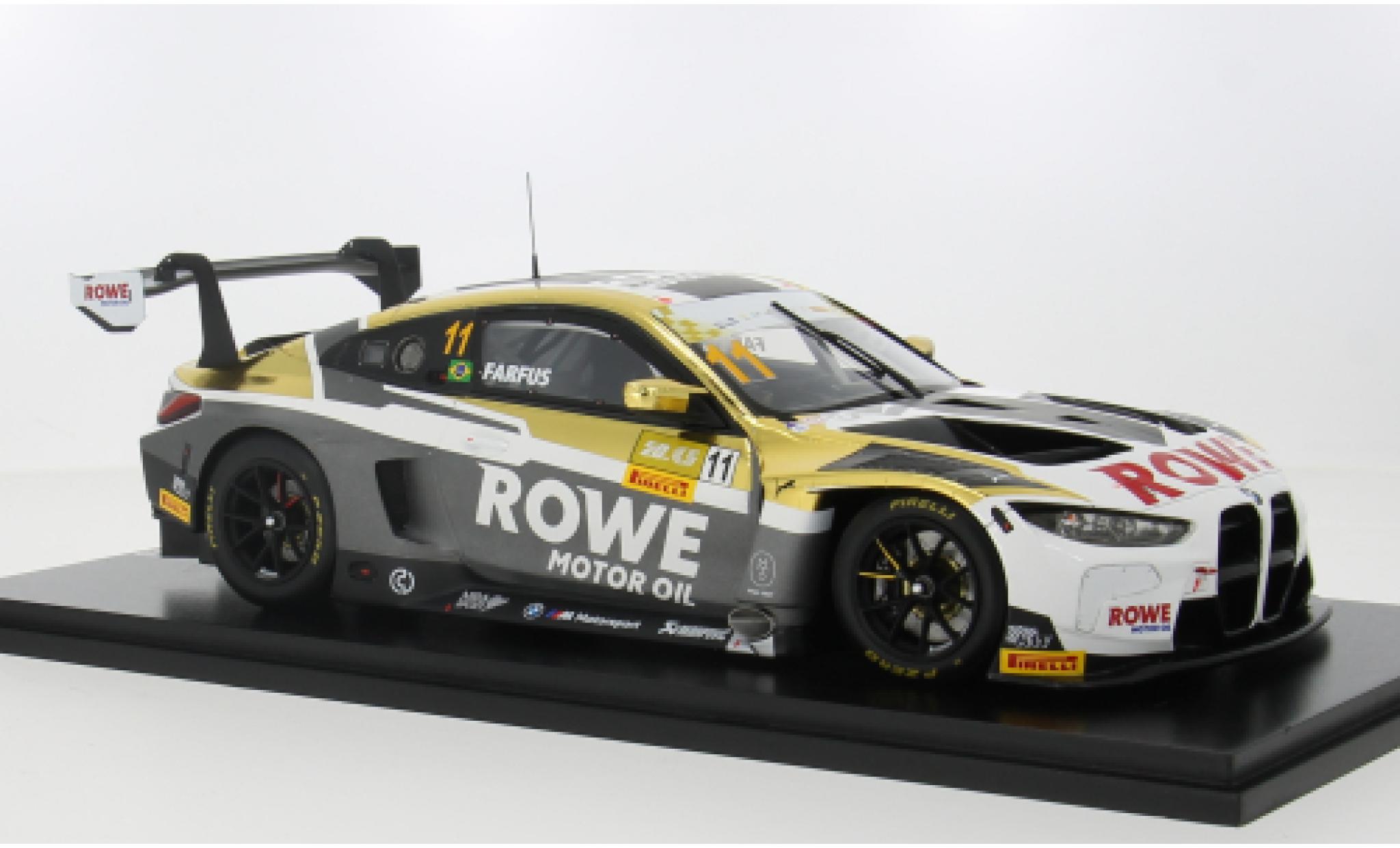 Bmw M4 1/18 Spark GT3 No.11 ROWE Racing Fia GT World Cup Macau 2023 1:18 modellino in miniatura
