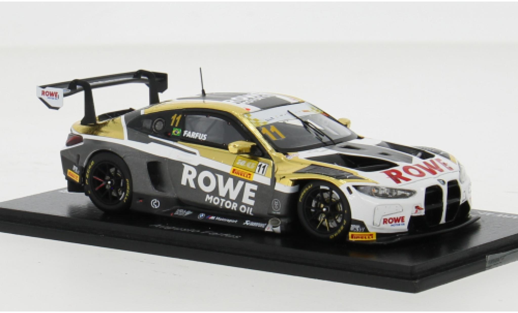 Bmw M4 1/43 Spark GT3 No.11 ROWE Racing Fia GT World Cup Macau 2023 1:43 modellino in miniatura