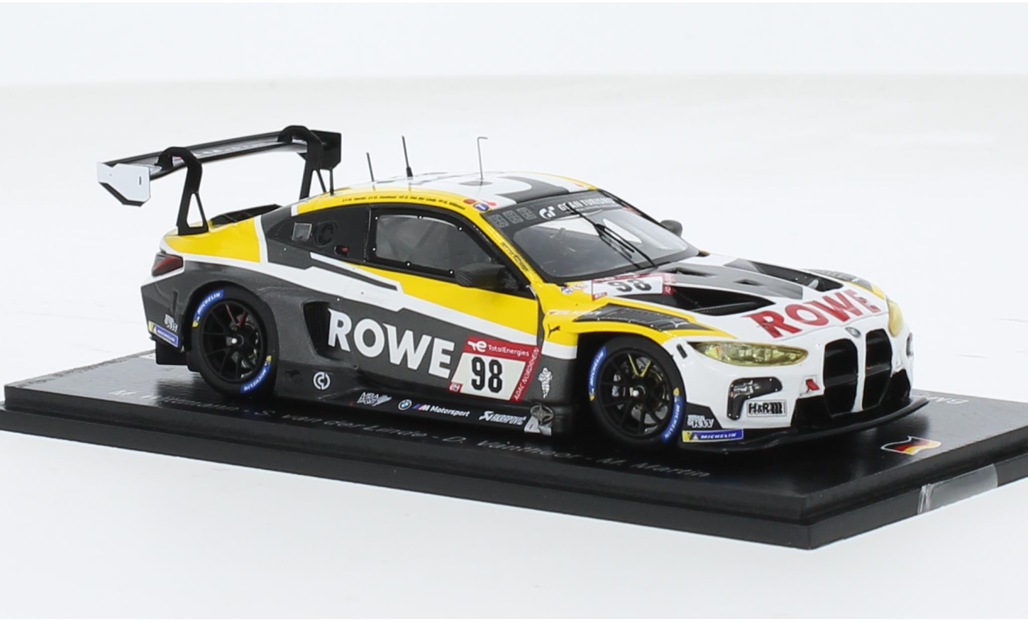 Bmw M4 1/43 Spark GT3 No.98 ROWE Racing 24h Nürburgring 2023 1:43 modellino in miniatura