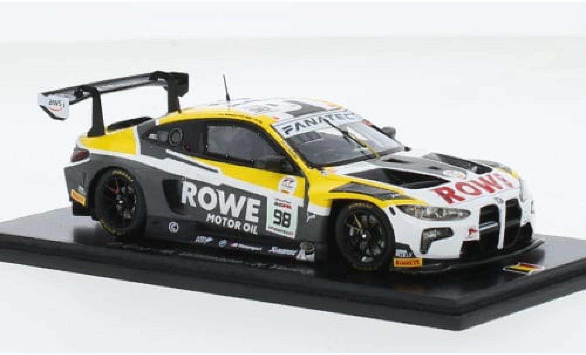 Bmw M4 1/43 Spark GT3 No.98 ROWE Racing 24h Spa 2023 1:43 modellino in miniatura