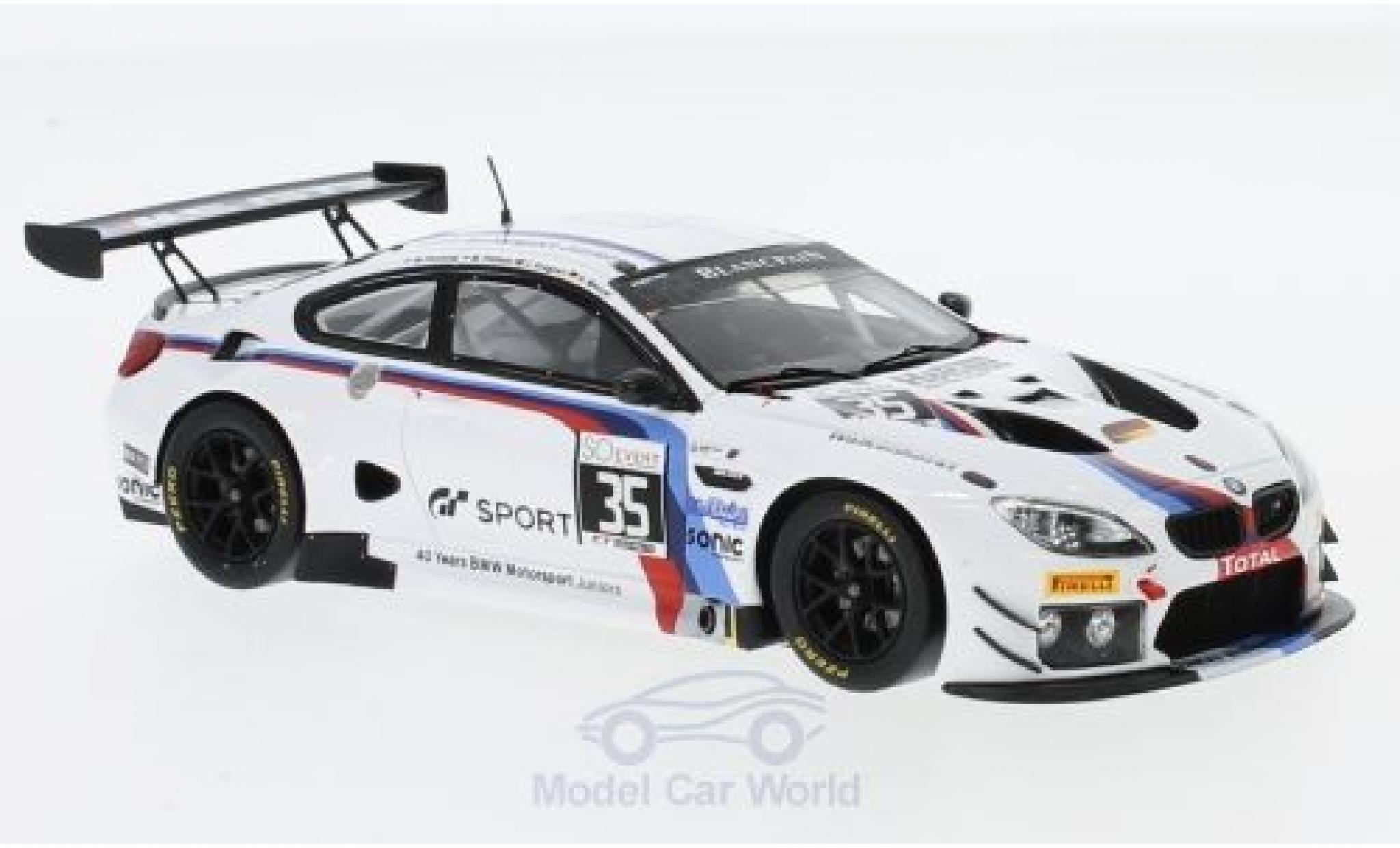 Bmw M6 1/43 Spark GT3 No.35 Walkenhorst Motorsport 24h Spa 2017 M.Palttala/C.Krognes/N.Menzel/M.Henkola modellino in miniatura