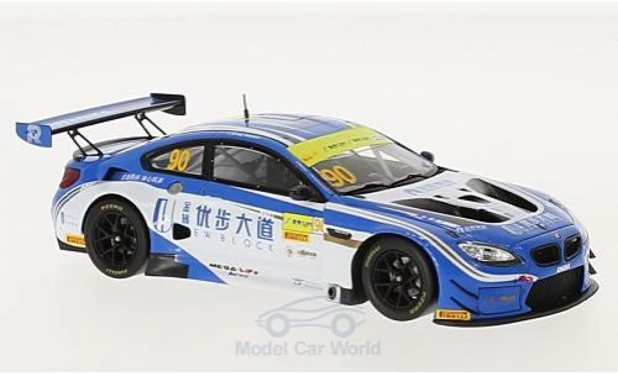 Bmw M6 1/43 Spark GT3 No.90 FIST Team AAI Fia GT World Cup Macau 2017 C.Mostert modellino in miniatura