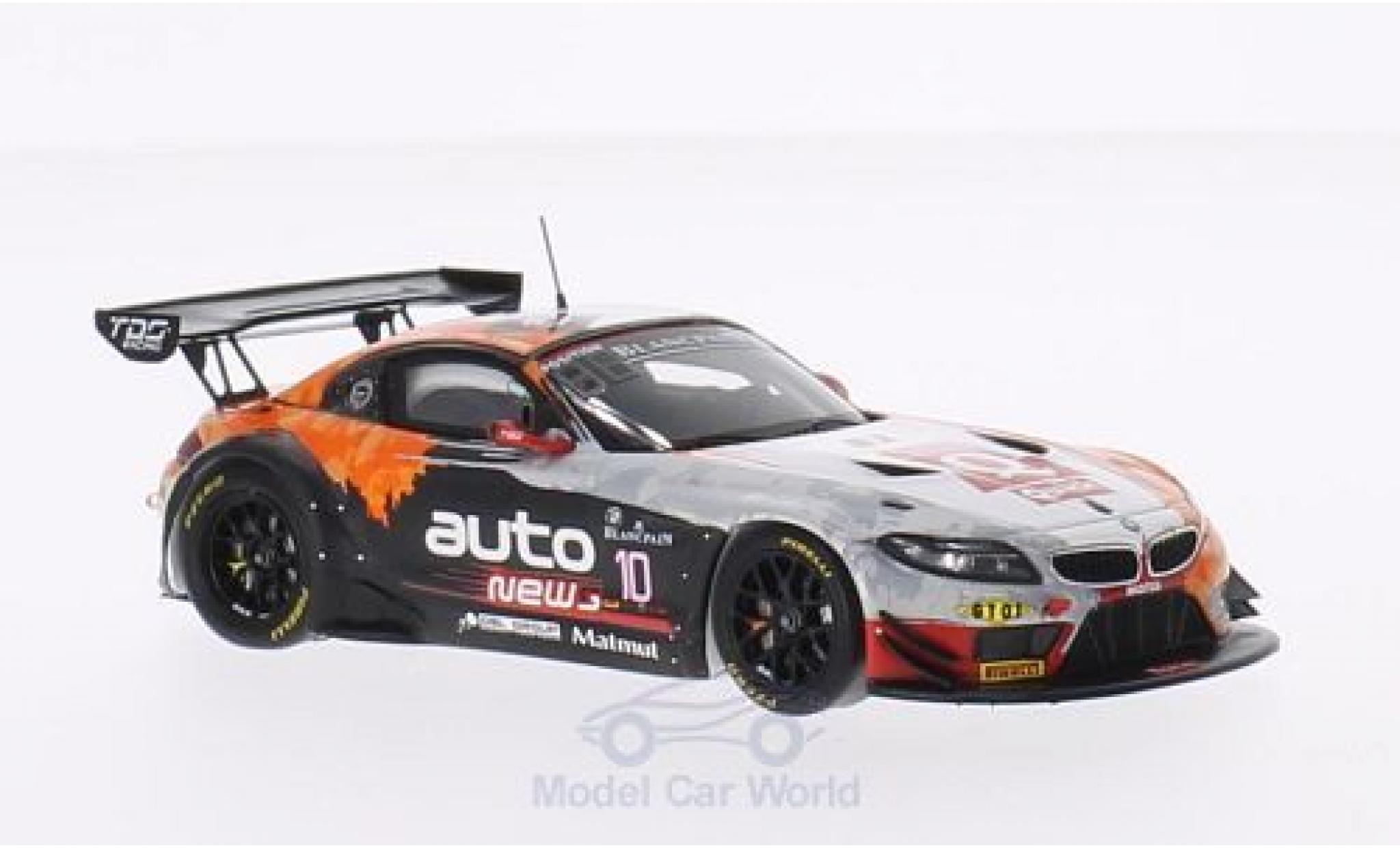 Bmw Z4 1/43 Spark No.10 TDS Racing 24h Spa 2014 B.Lariche/E.Clement/N.Armindo/O.Pla modellino in miniatura
