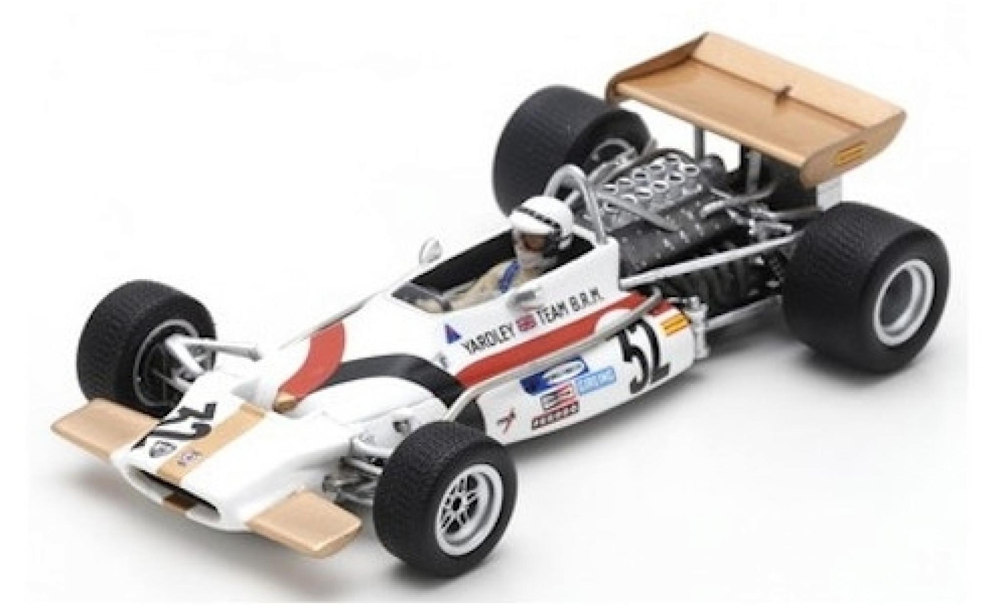 Brm P153 1/43 Spark BRM No.32 Yardley Team B.R.M. Formel 1 GP USA 1970 P.Westbury modellino in miniatura