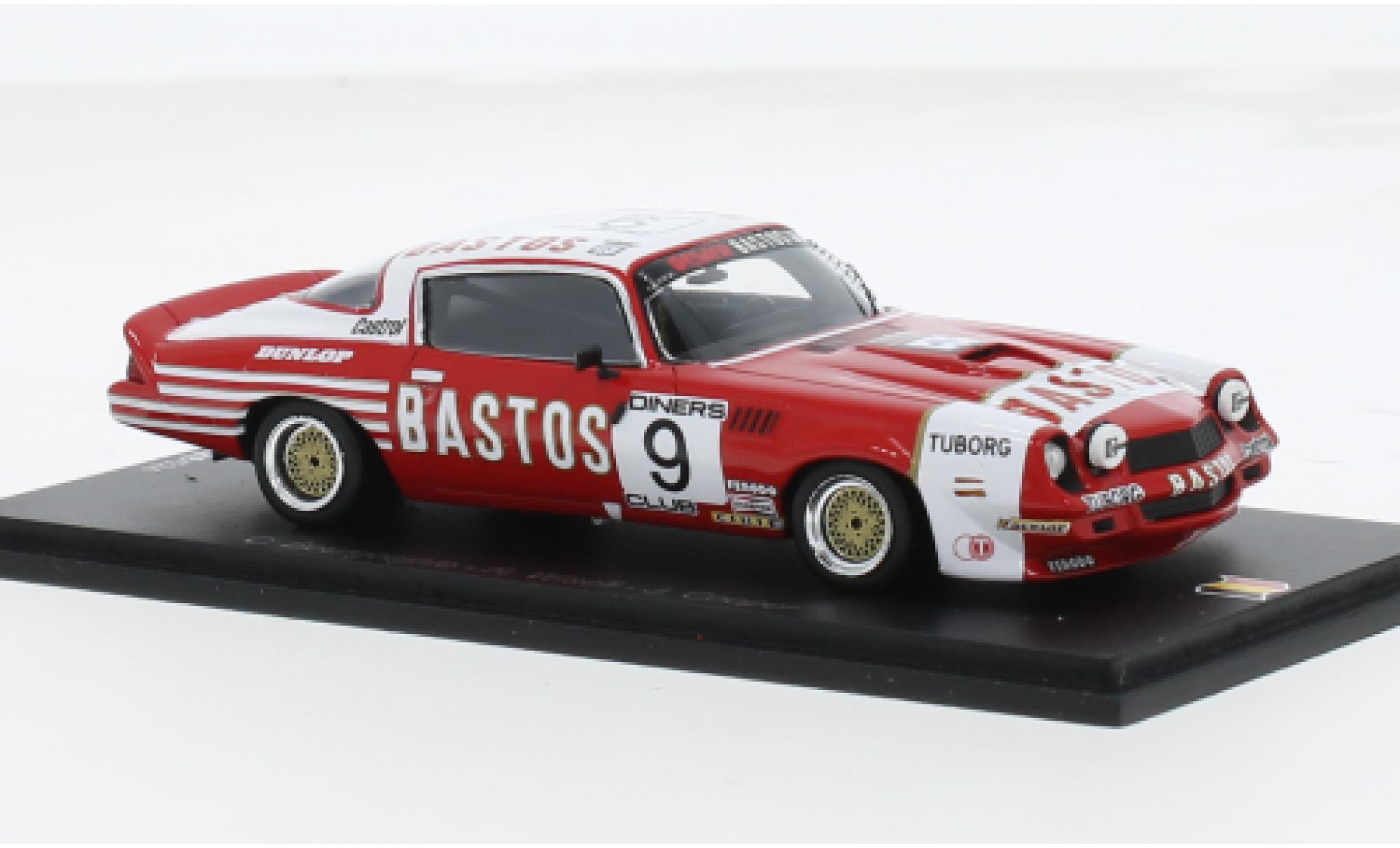 Chevrolet Camaro 1/43 Spark Z28 No.9 Bastos S.Power Racing Bastos 24h Spa 1981 1:43 modellino in miniatura