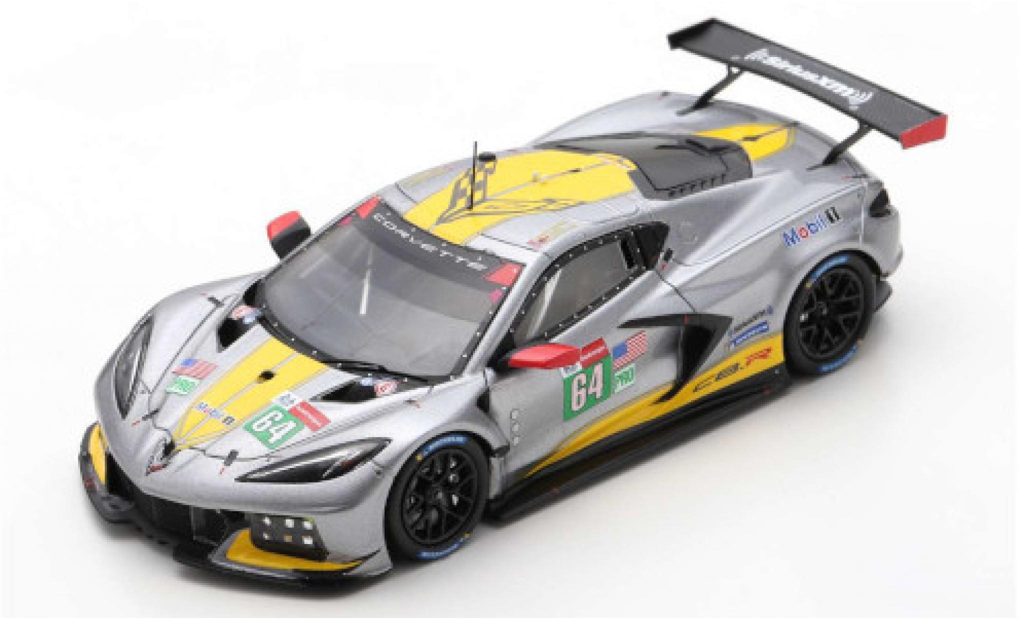 Chevrolet Corvette 1/43 Spark C8.R No.64 Racing 24h Le Mans 2021 T.Milner/N.Tandy/A.Sims modellino in miniatura