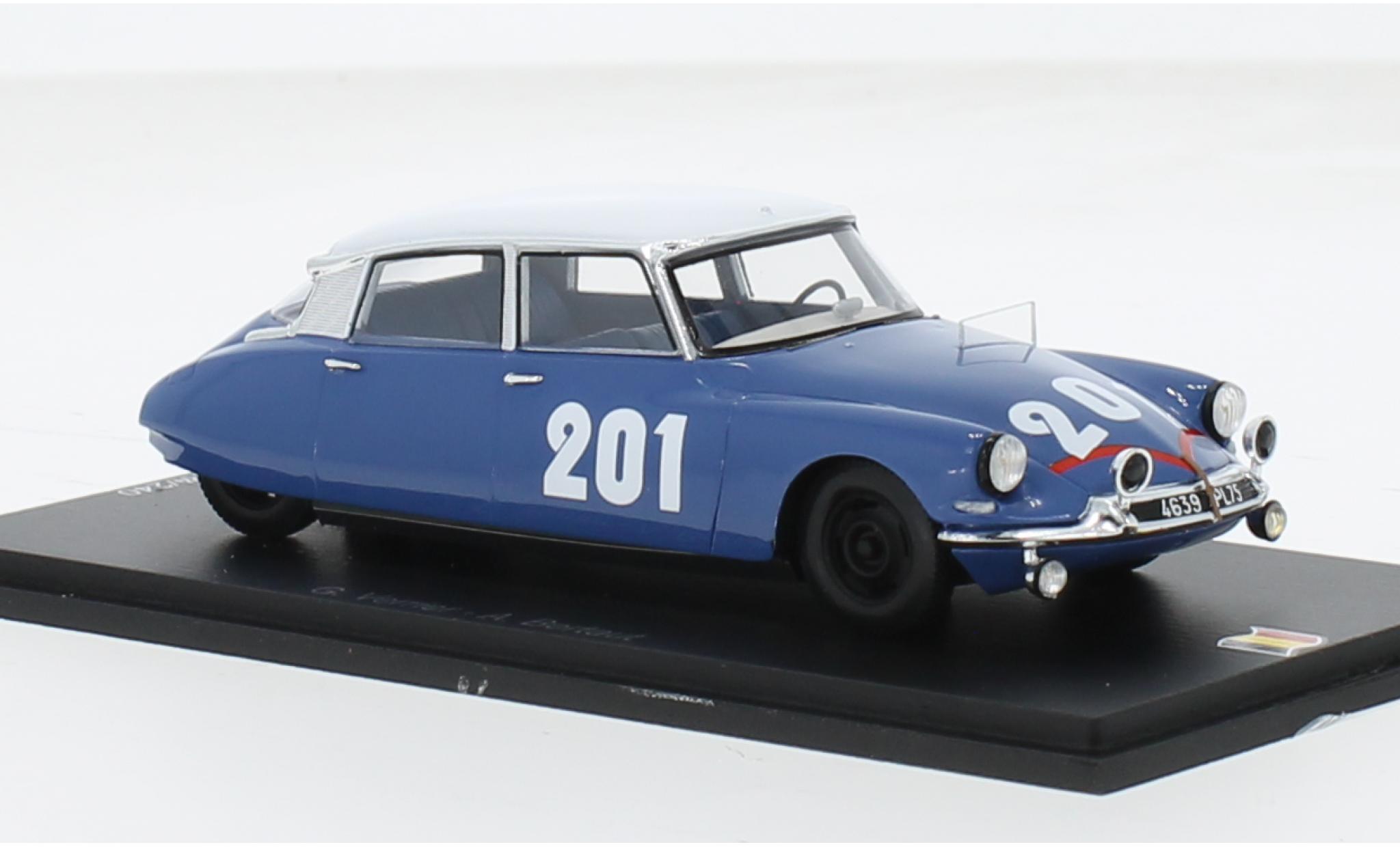 Citroen DS 1/43 Spark 19 No.201 24h Spa 1964 1:43 modellino in miniatura