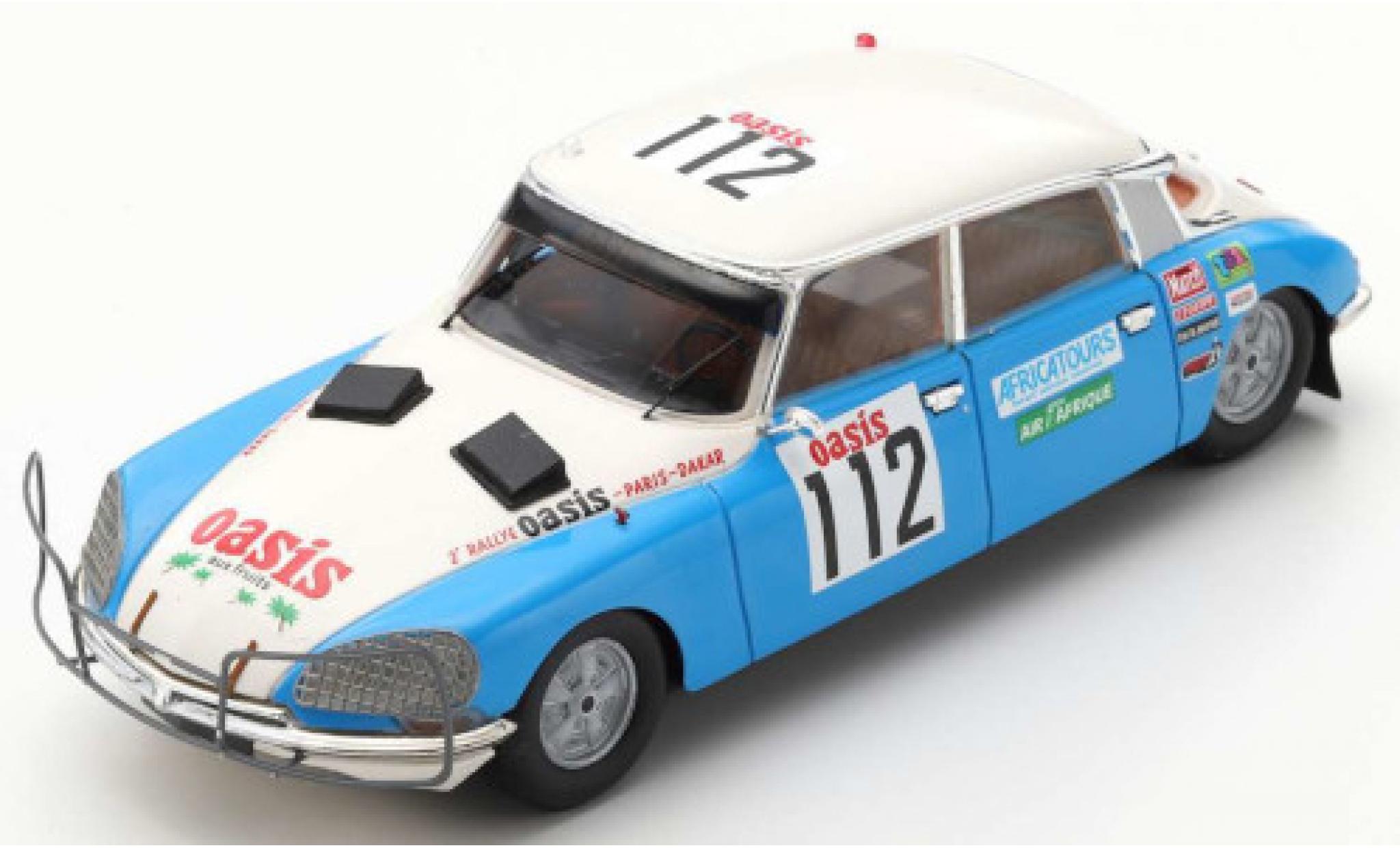 Citroen DS 1/43 Spark 23 No.112 Oasis Rallye Paris Dakar 1980 C.Delles/J-P.Lamy/A.Biron modellino in miniatura