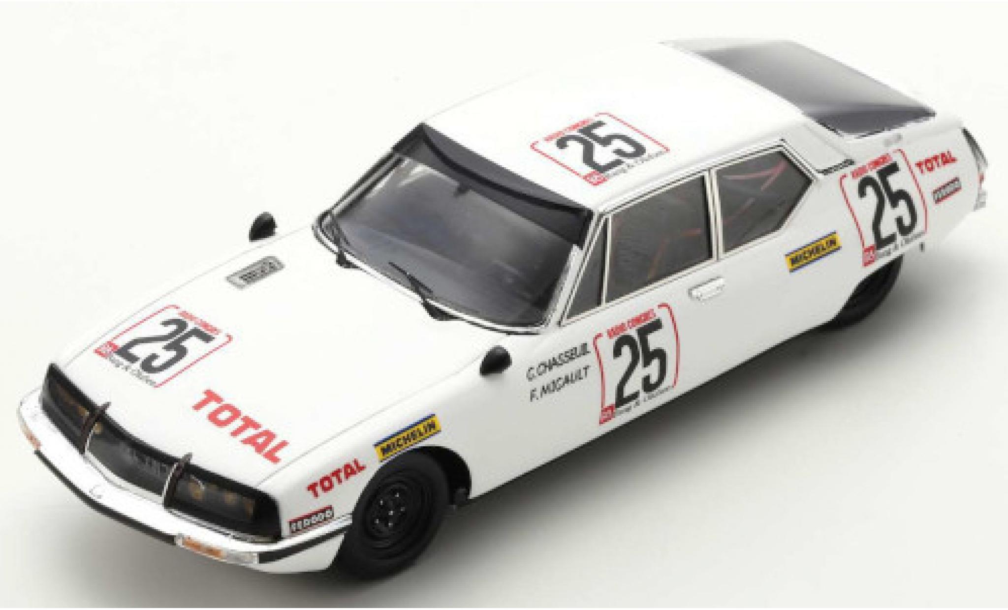 Citroen SM 1/43 Spark No.25 24h Spa 1974 C.Chasseuil/F.Migault modellino in miniatura