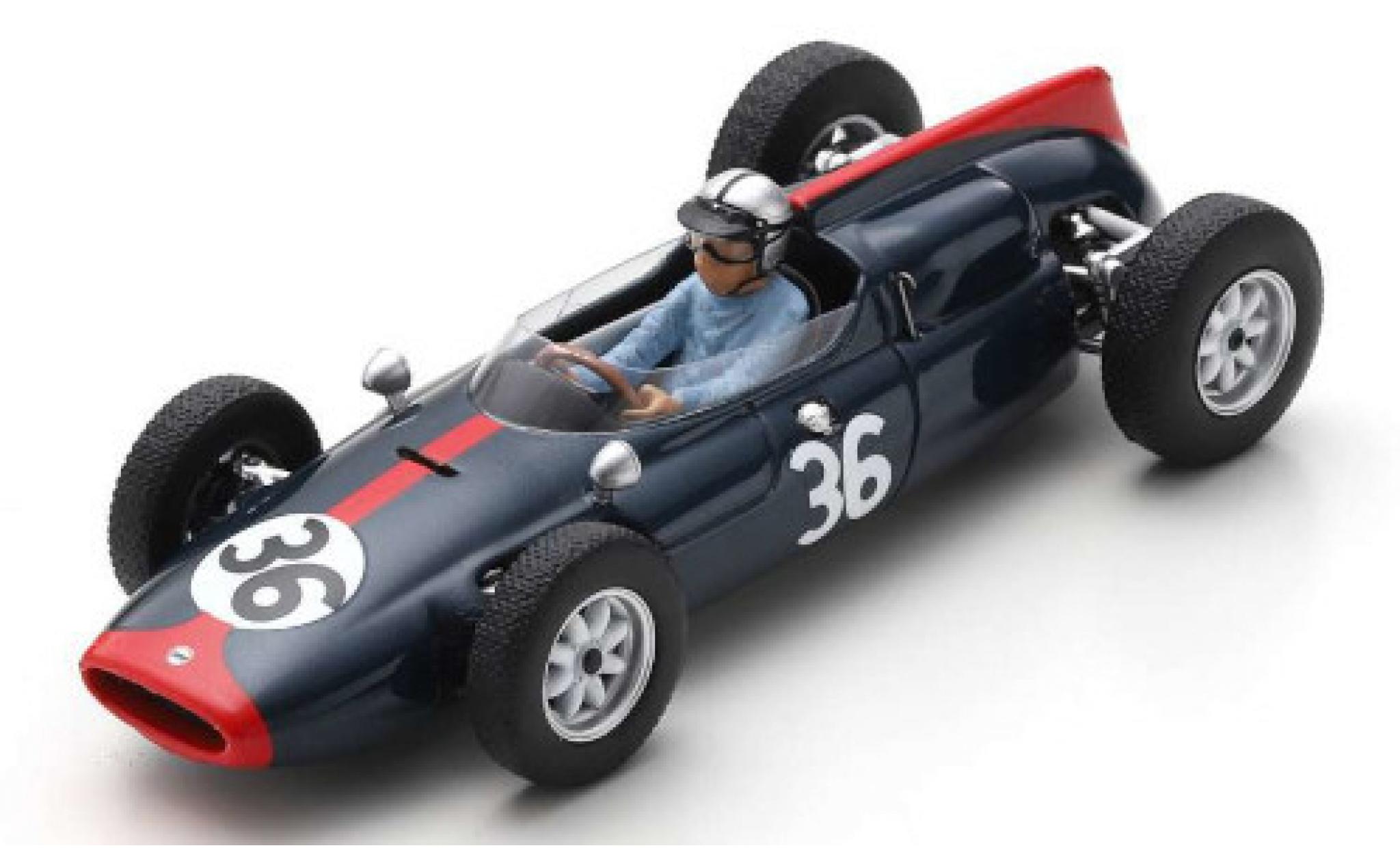 Cooper T53 1/43 Spark No.36 Yeoman Credit Racing Team Formel 1 GP Großbritannien 1961 R.Salvadori modellino in miniatura
