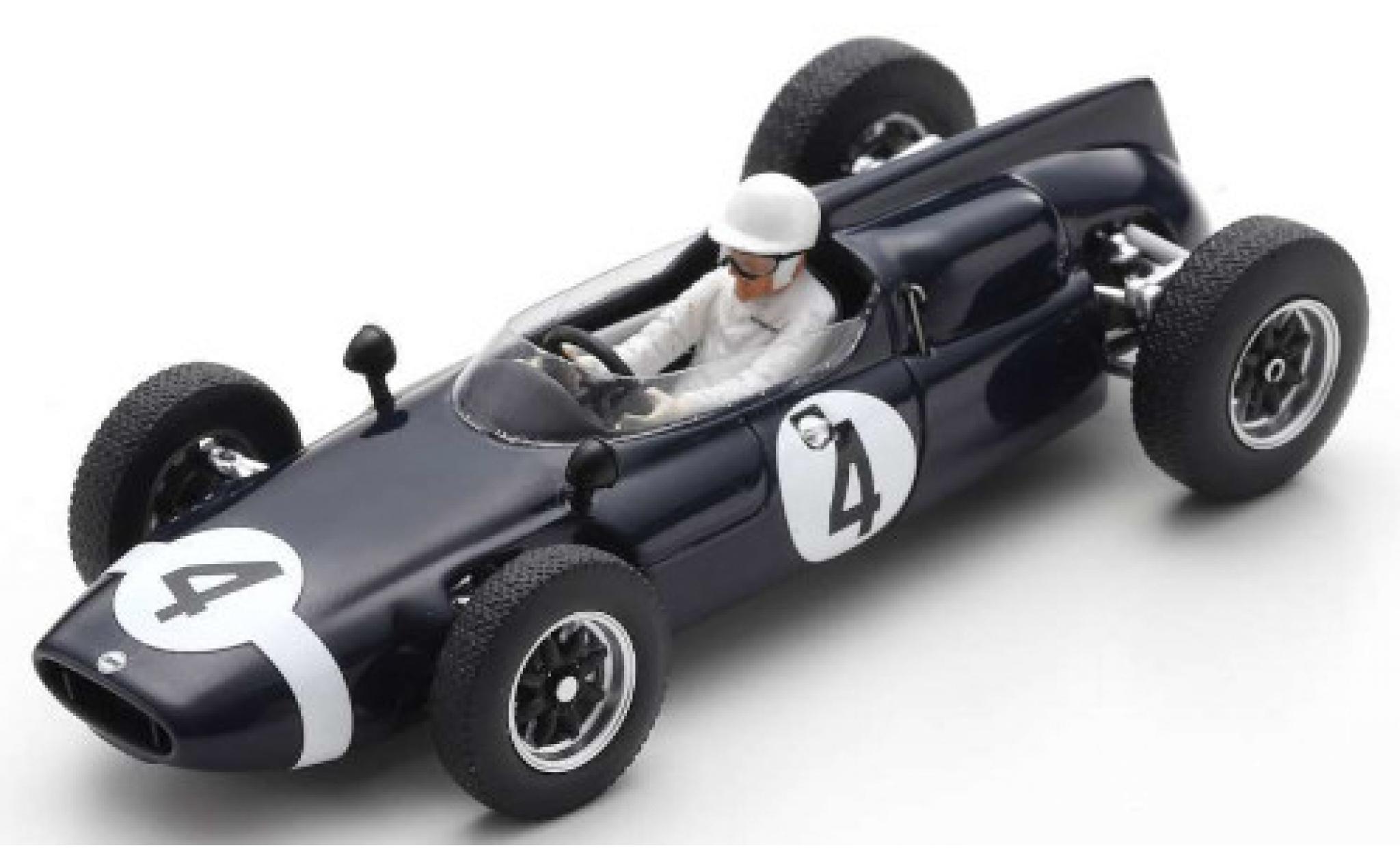 Cooper T53 1/43 Spark No.4 RRC Walker Racing Team International Trophy 1961 S.Moss modellino in miniatura