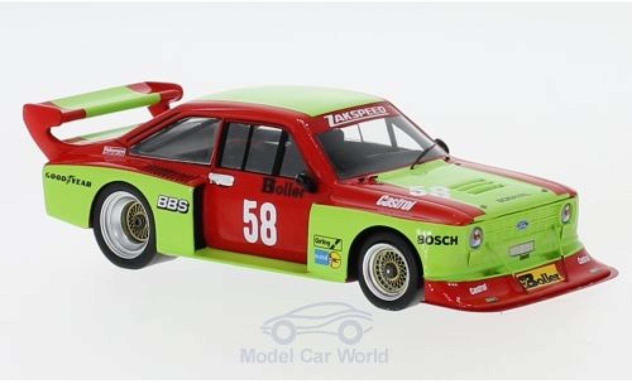 Ford Escort 1980 1/43 Spark Turbo No.58 DRM Zolder Westfalen 1980 W.Boller modellino in miniatura