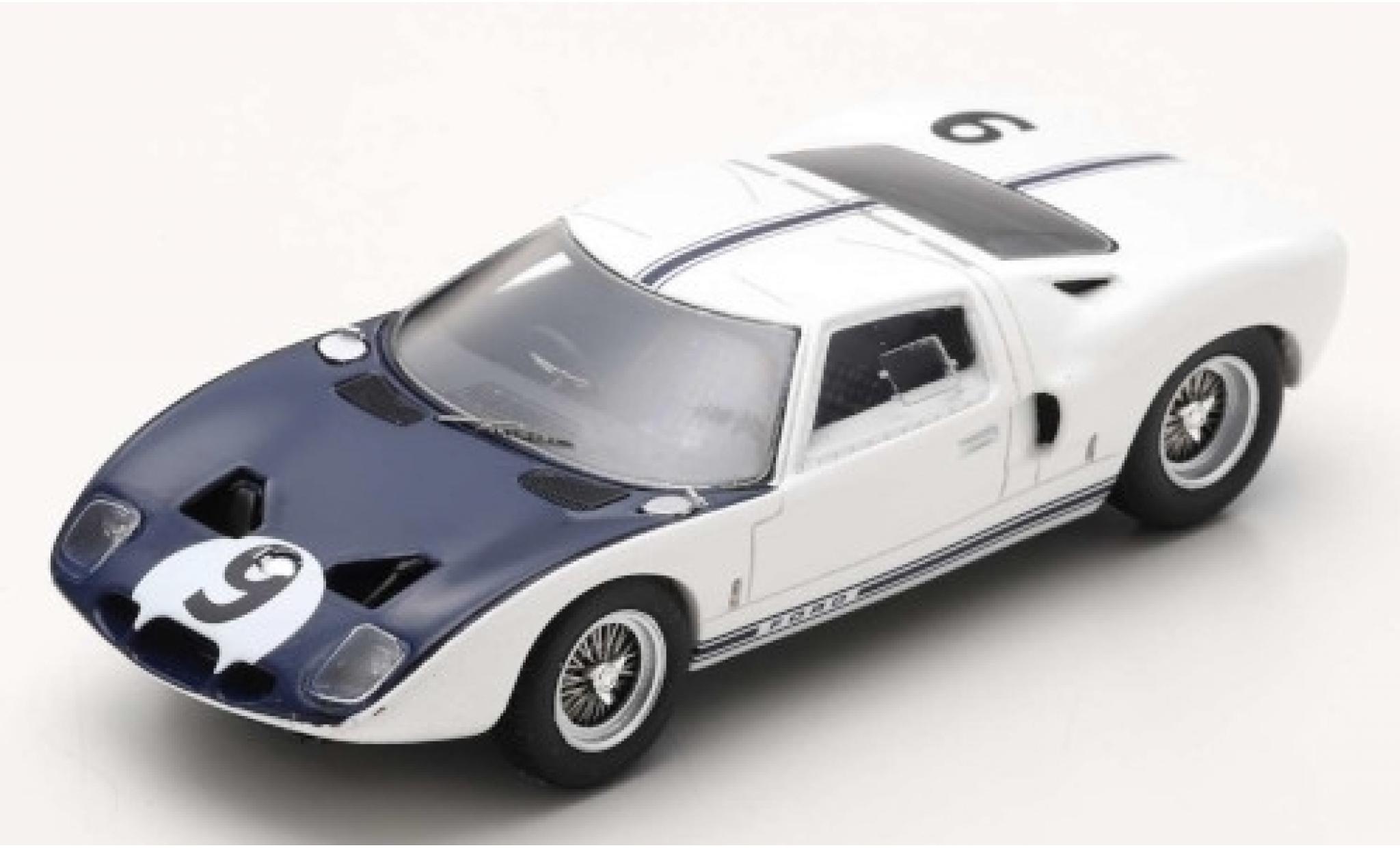 Ford GT 1/43 Spark RHD No.9 Le Mans 1964 Test Avril J.Schlesser modellino in miniatura
