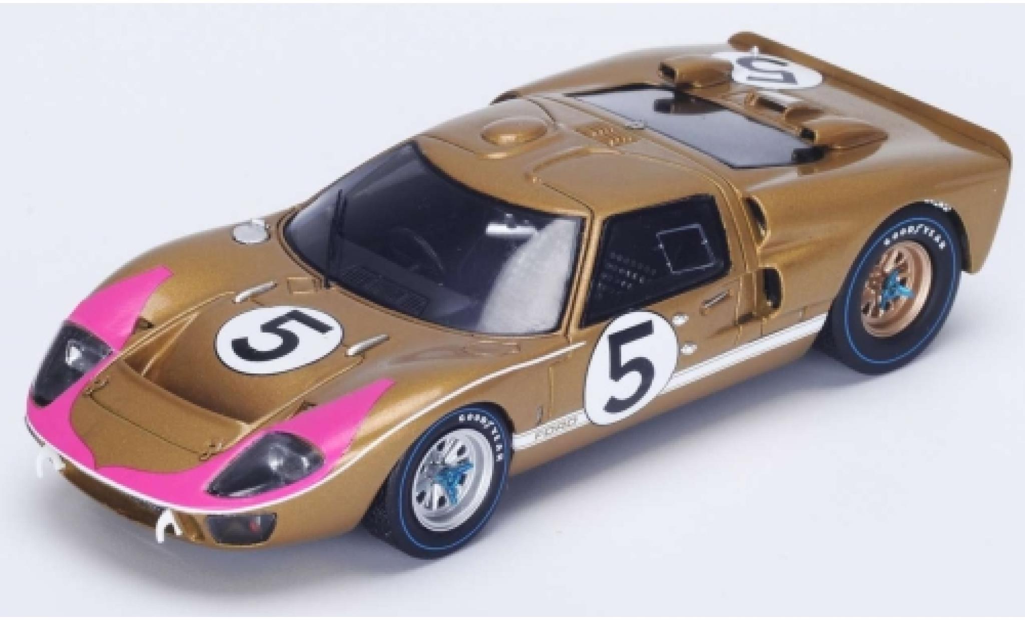 Ford GT40 1/18 Spark MkII No.5 24h Le Mans 1966 R.Bucknum/D.Hutcherson modellino in miniatura