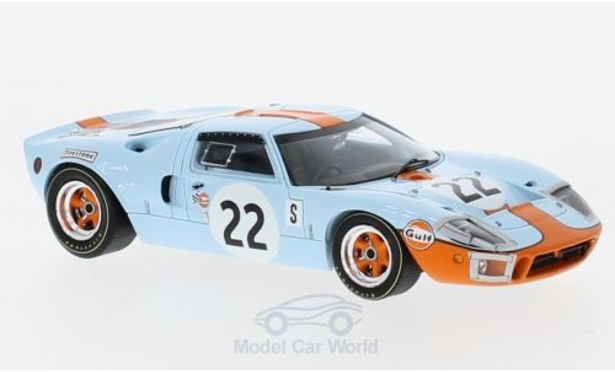 Ford GT40 1/43 Spark No.22 12h Sebring 1969 J.Ickx/J.Oliver modellino in miniatura
