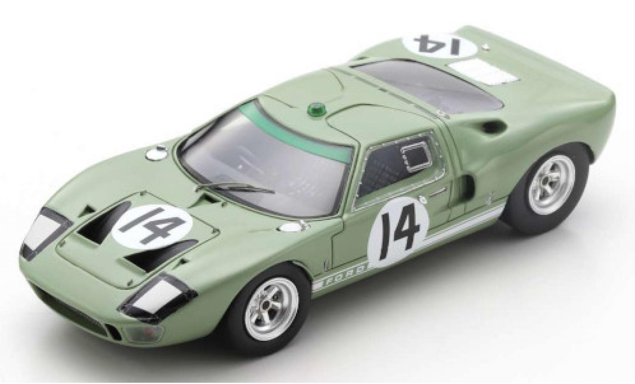 Ford GT40 1/43 Spark RHD No.14 24h Le Mans 1965 J.Whitmore/I.Ireland modellino in miniatura