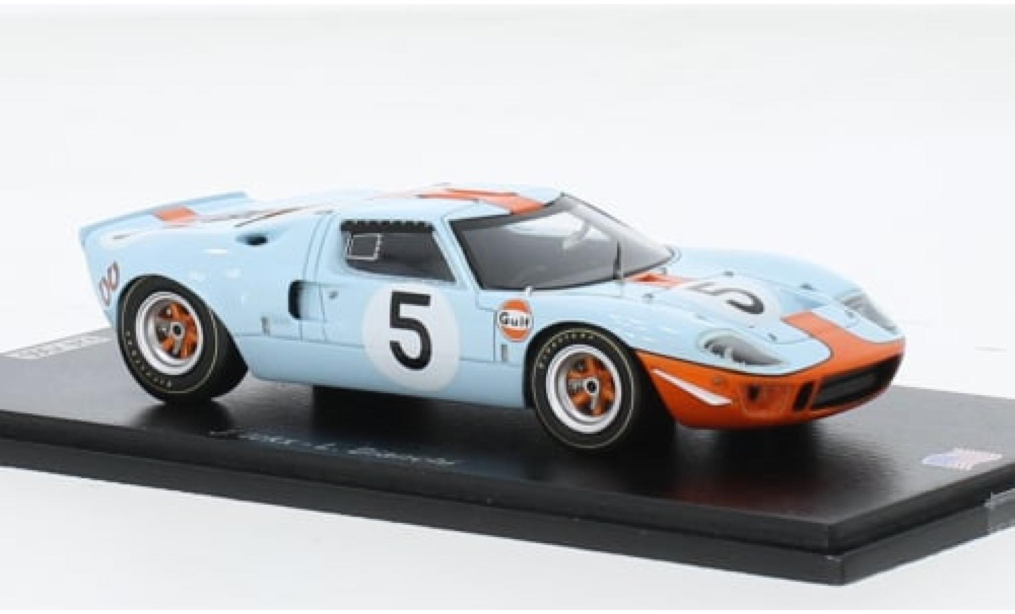 Ford GT40 1/43 Spark RHD No.5 6h Watkins Glen 1968 1:43 modellino in miniatura
