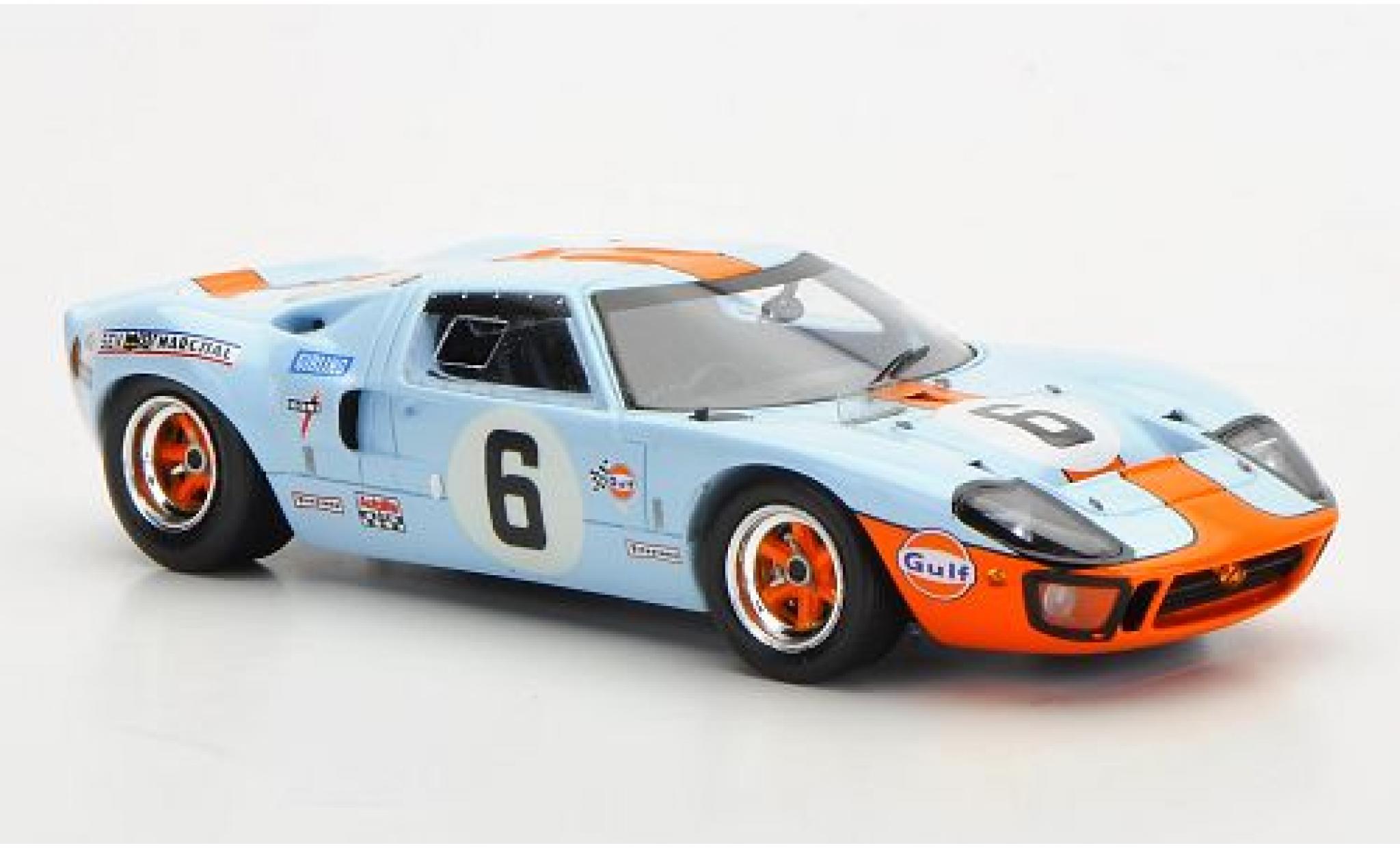 Ford GT40 1/43 Spark RHD No.6 Gulf 24h Le Mans 1969 J.Oliver/J.Ickx modellino in miniatura