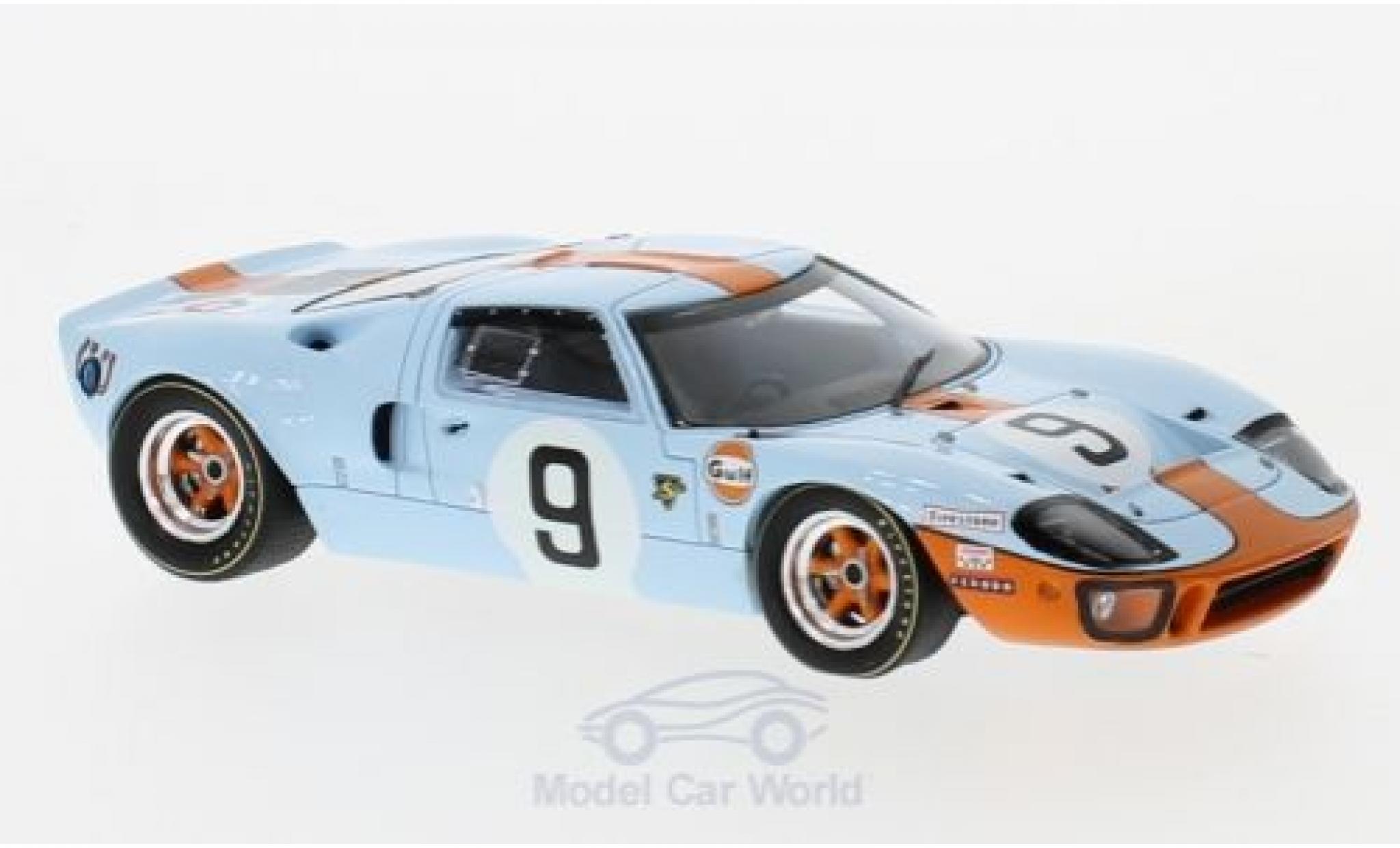 Ford GT40 1/43 Spark RHD No.9 Gulf 24h Le Mans 1968 P.Rodriguez/L.Bianchi modellino in miniatura