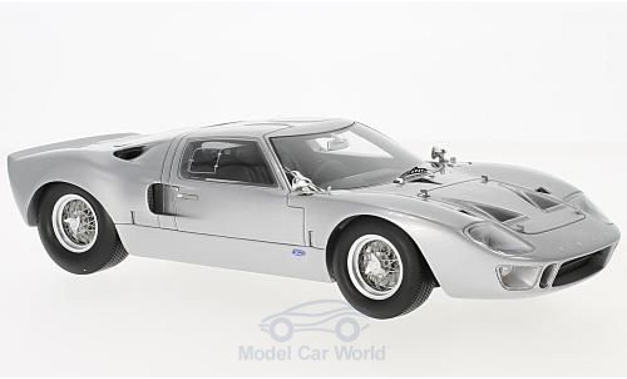 Ford GT40 1/18 Spark grigio 1966 modellino in miniatura