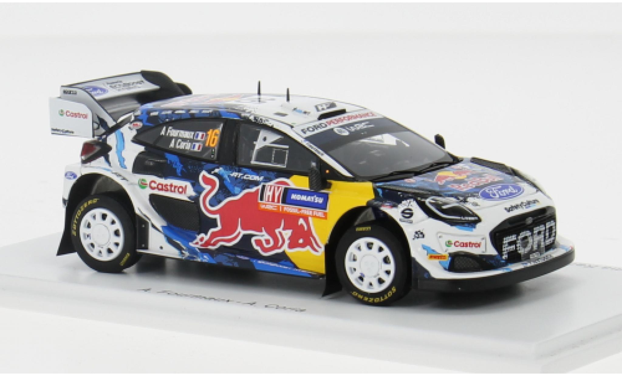 Ford Puma 1/43 Spark Rally1 No.16 M-Sport World Rally Team Red Bull Rallye WM Rallye Schweden 2024 1:43 modellino in miniatura
