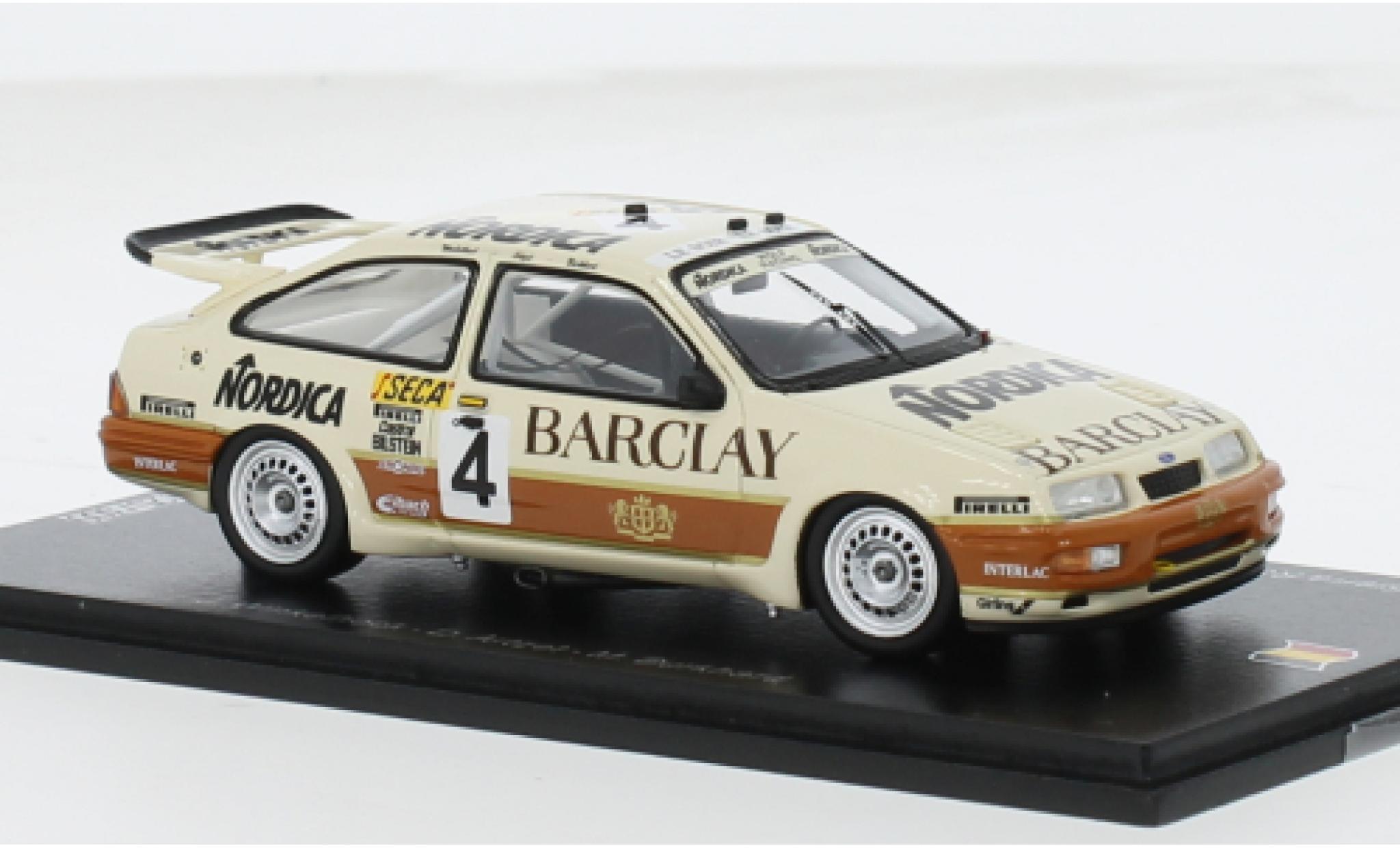 Ford Sierra 1/43 Spark RS Cosworth No.4 Wolf Racing Barclay 24h Spa 1987 1:43 modellino in miniatura