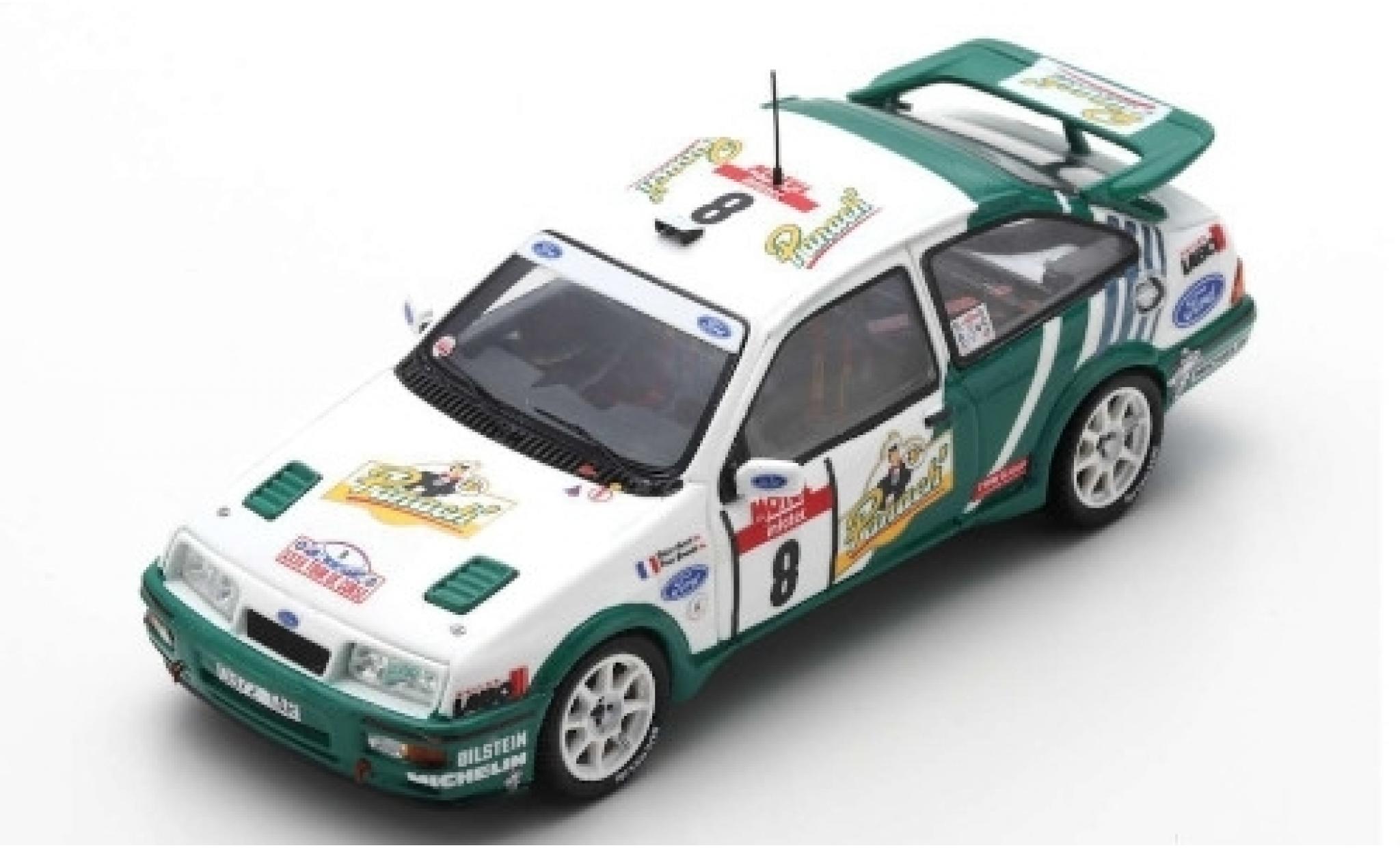 Ford Sierra 1/43 Spark RS Cosworth No.8 Rallye WM Tour de Corse 1988 D.Auriol/B.Occelli modellino in miniatura