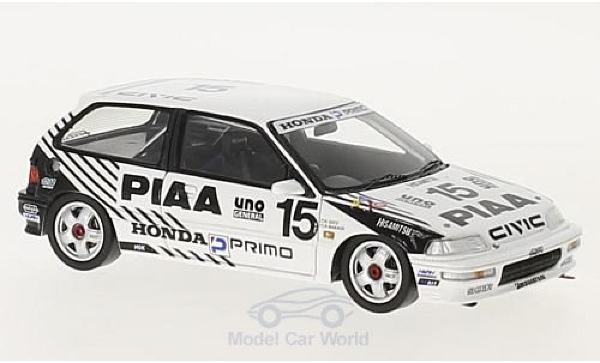 Honda Civic 1/43 Spark EF9 RHD No.15 PIAA JTC 500km Suzuka 1990 A.Nakaya/K.Sato modellino in miniatura