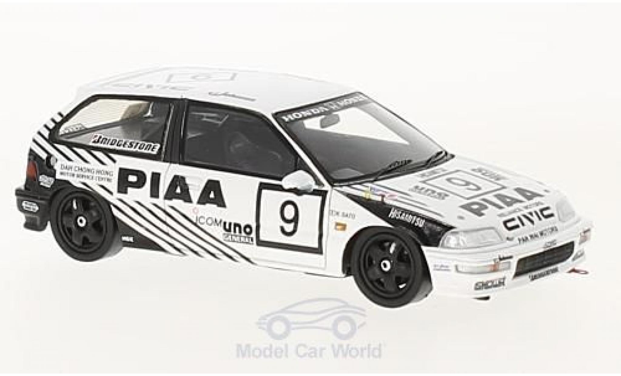 Honda Civic 1/43 Spark EF9 RHD No.9 PIAA Macau Guia Race 1990 K.Sato modellino in miniatura