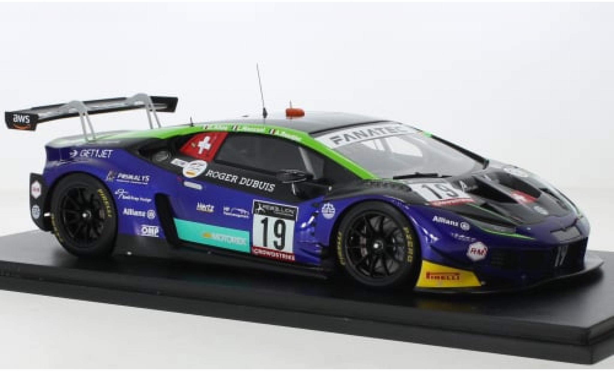 Lamborghini Huracan 1/18 Spark GT3 Evo No.19 Emil Frey Racing 24h Spa 2022 1:18 modellino in miniatura