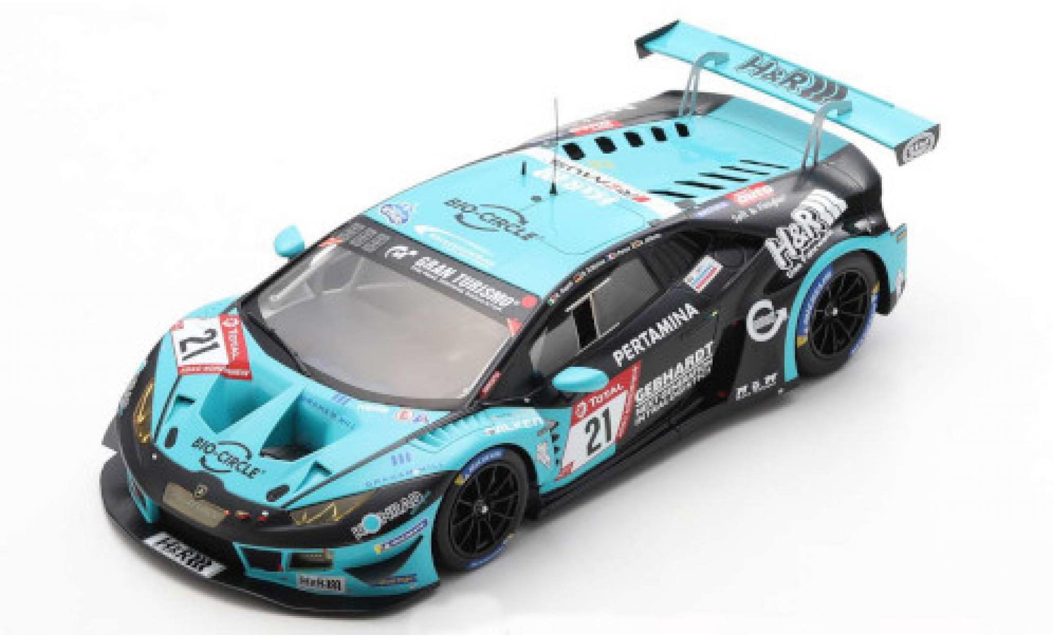 Lamborghini Huracan 1/43 Spark GT3 Evo No.21 Konrad Motorsport 24h Nürburgring 2020 A.Jefferies/F.Perera/M.Mapelli/M.Di Martino modellino in miniatura