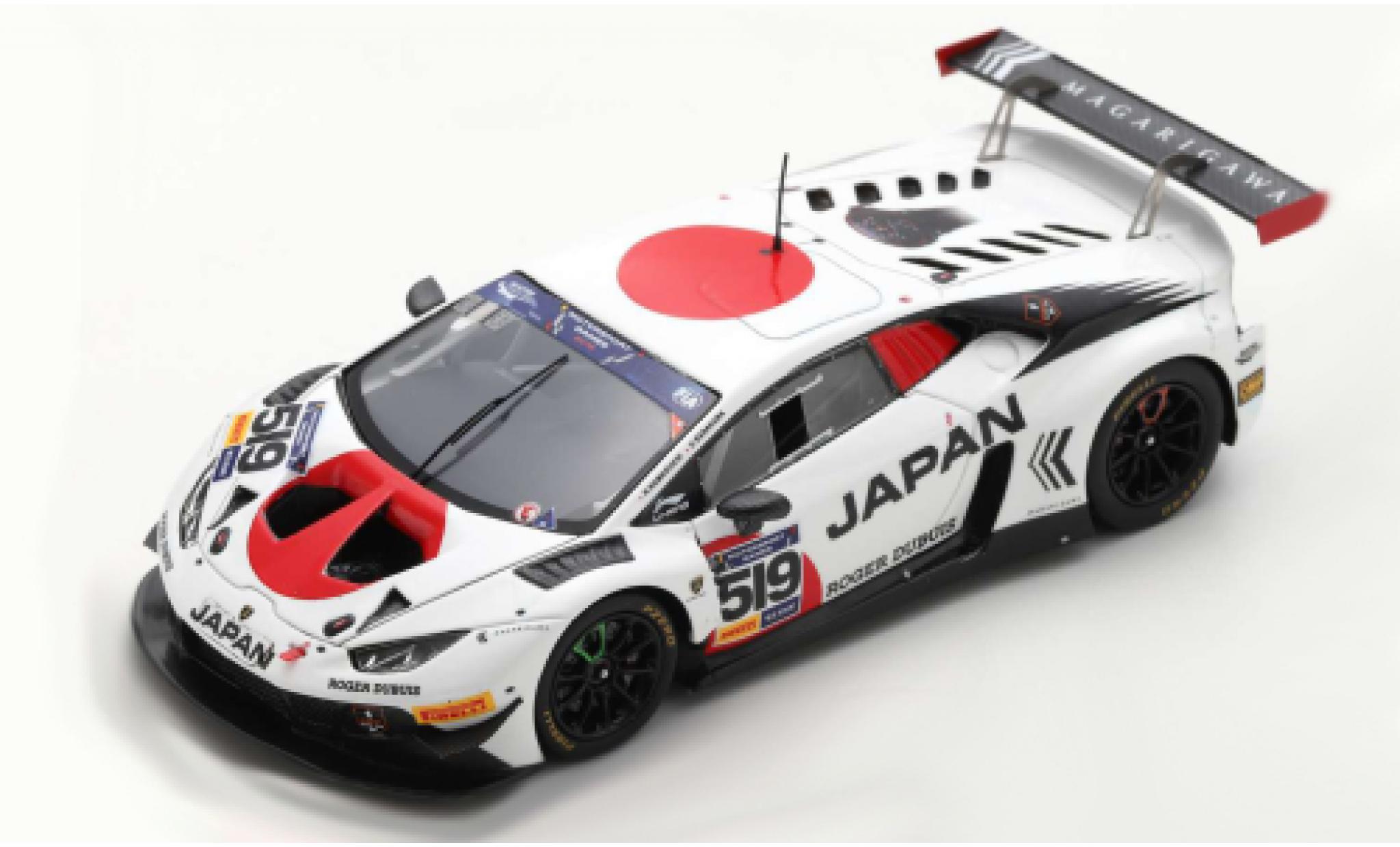 Lamborghini Huracan 1/43 Spark GT3 Evo No.519 Team Japan FIA Motorsport Games GT Cup Vallelunga 2019 H.Hamaguchi/U.Sasahara modellino in miniatura