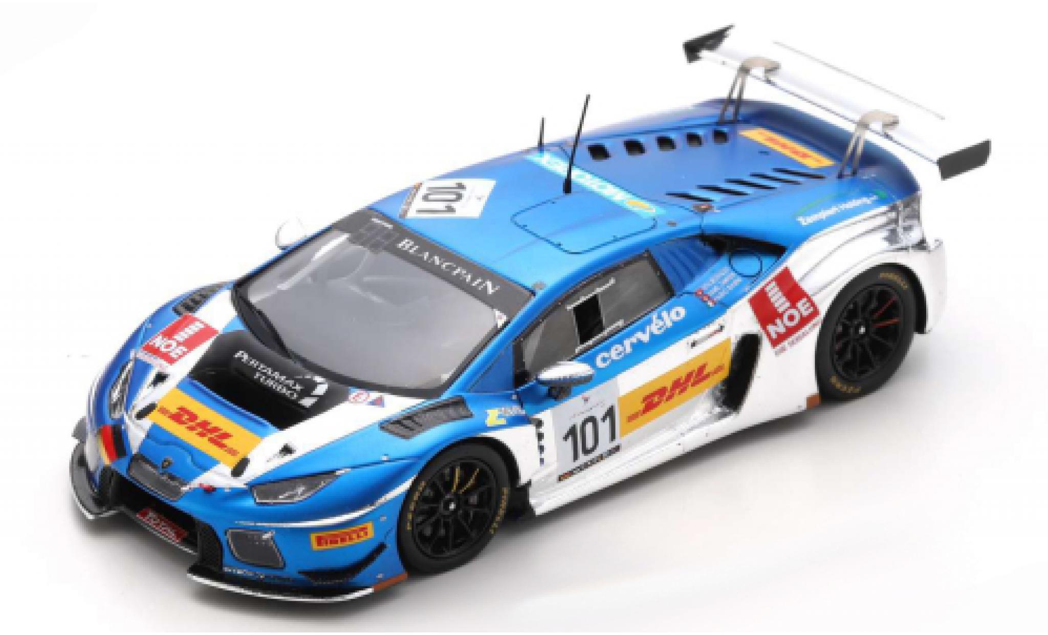 Lamborghini Huracan 1/43 Spark GT3 No.101 Attempto Racing 24h Spa 2016 F.Babini/P.Niederhauser/D.Zampieri modellino in miniatura
