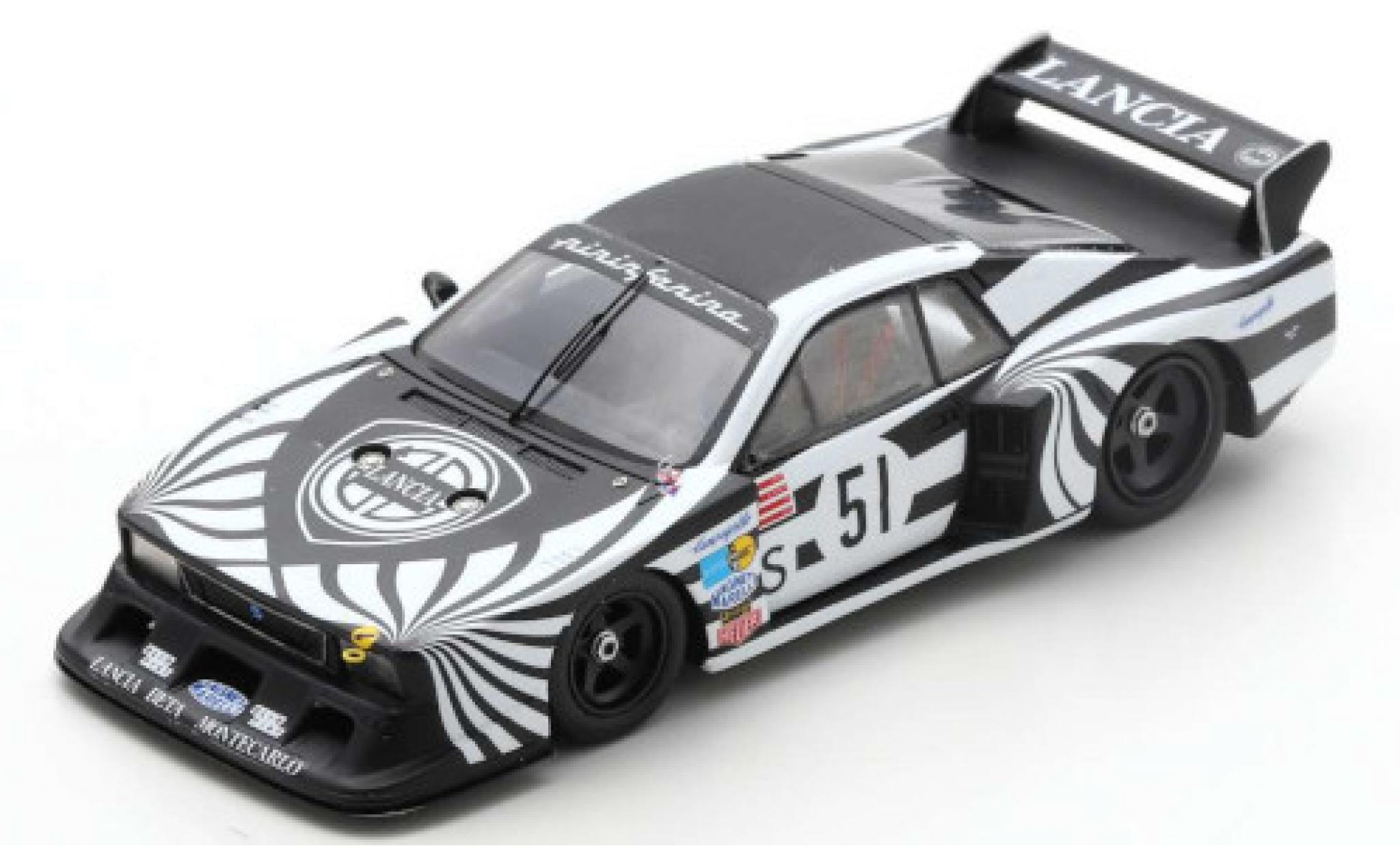 Lancia Beta 1/43 Spark Montecarlo Turbo No.51 6h Silverstone 1979 R.Patrese/W.Röhrl modellino in miniatura