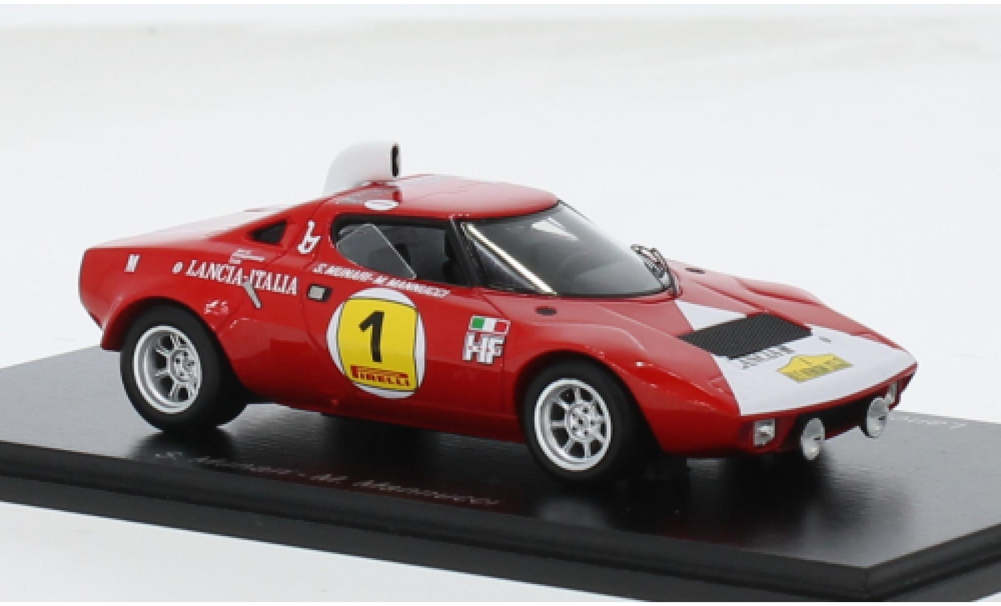 Lancia Stratos 1/43 Spark HF No.1 Rally Costa del Sol 1972 1:43 modellino in miniatura