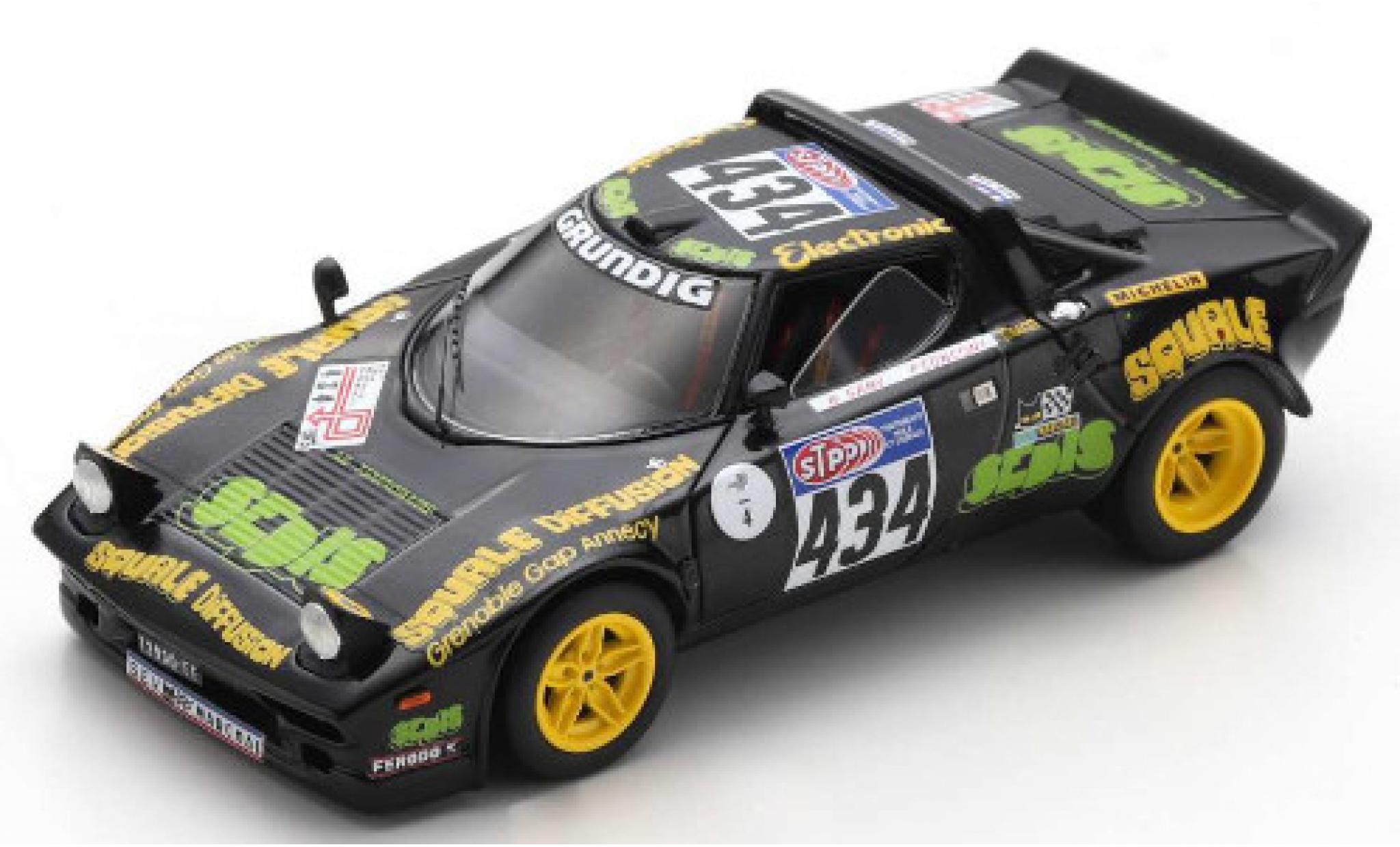 Lancia Stratos 1/43 Spark HF No.434 Tour de France Auto 1976 B.Saby/F.Conconi modellino in miniatura