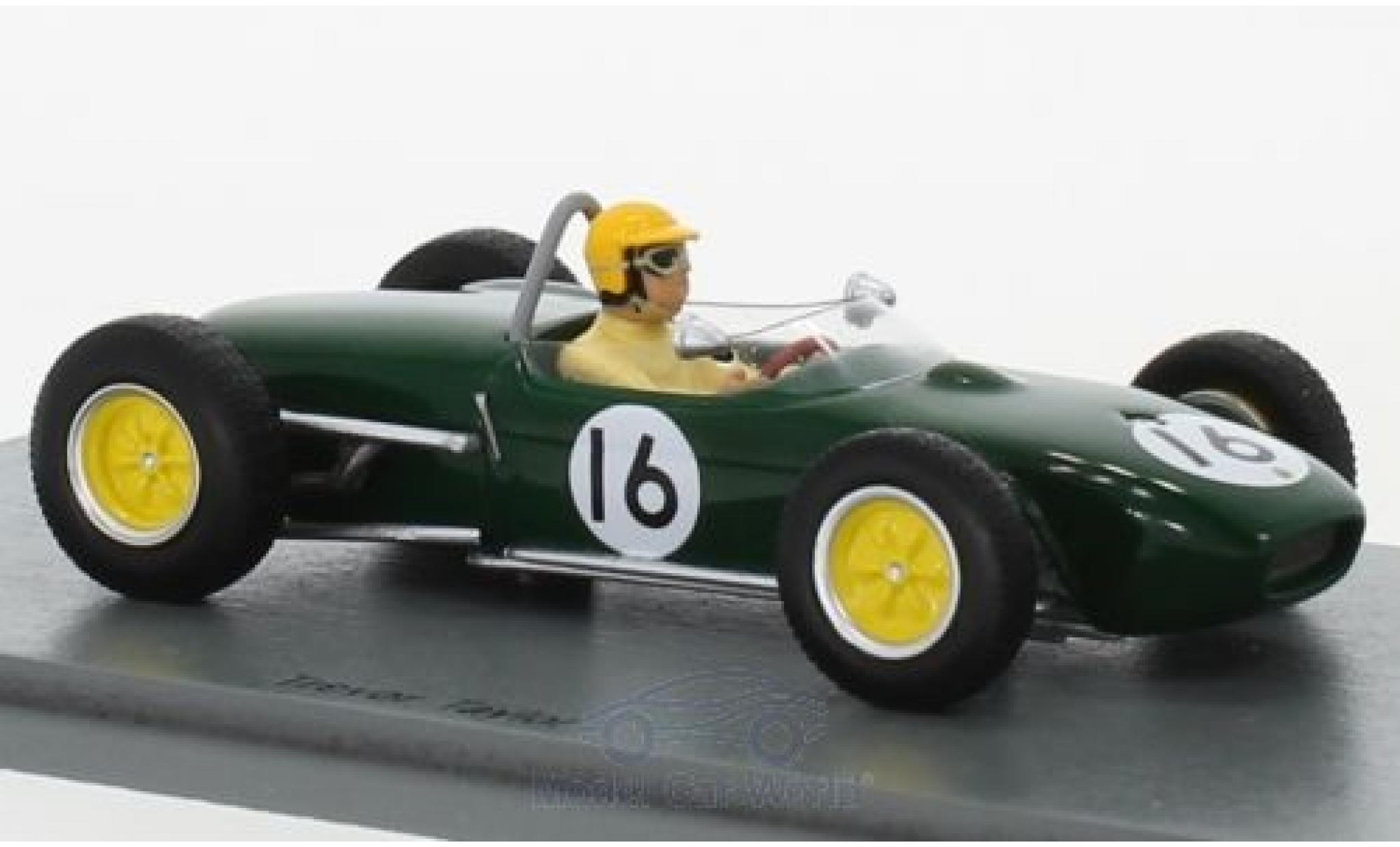Lotus 18 1/43 Spark No.16 Formel 1 GP Niederlande 1961 T.Taylor modellino in miniatura