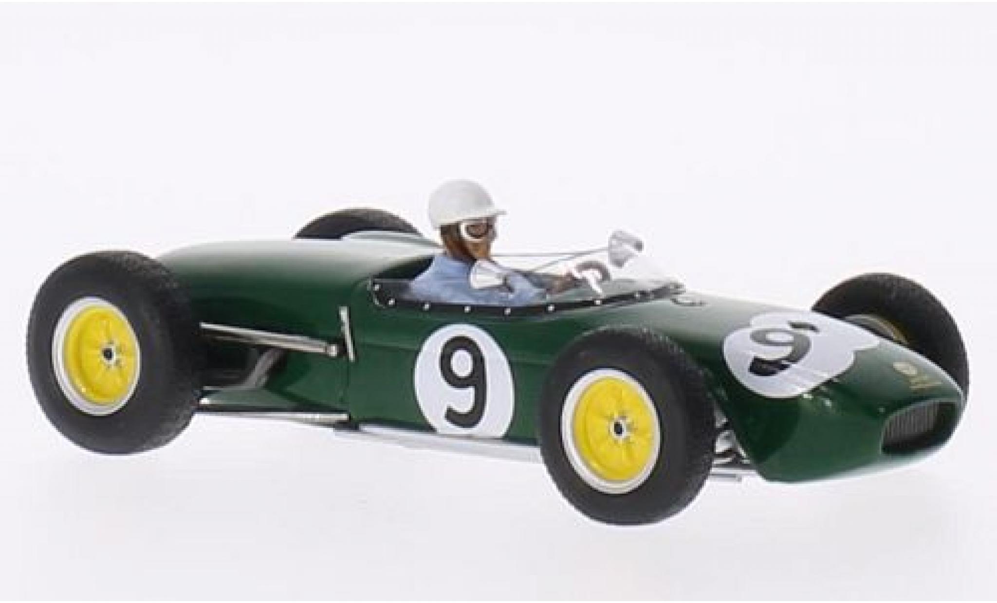Lotus 18 1/43 Spark No.9 Team Formel 1 GP Großbritannien 1960 J.Surtees modellino in miniatura