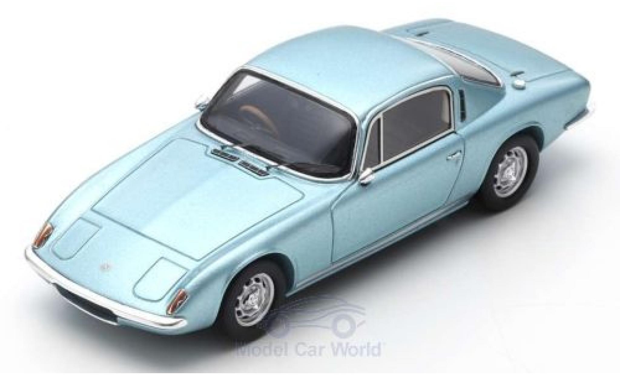 Lotus Elan 1/43 Spark +2 metallico blu RHD 1967 modellino in miniatura