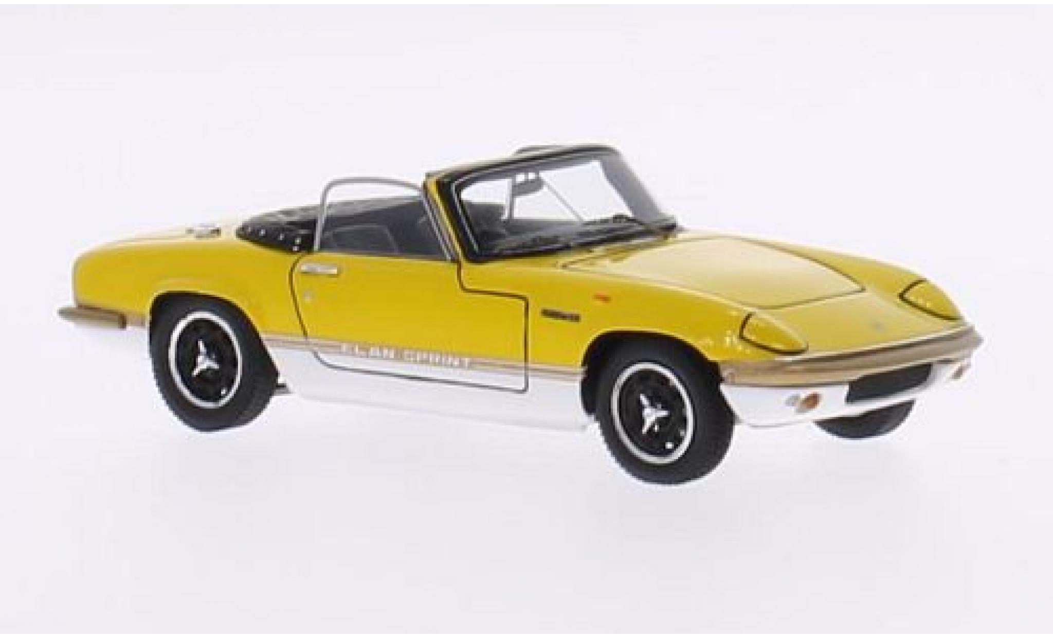 Lotus Elan 1/43 Spark Sprint DHC giallo/bianco RHD modellino in miniatura