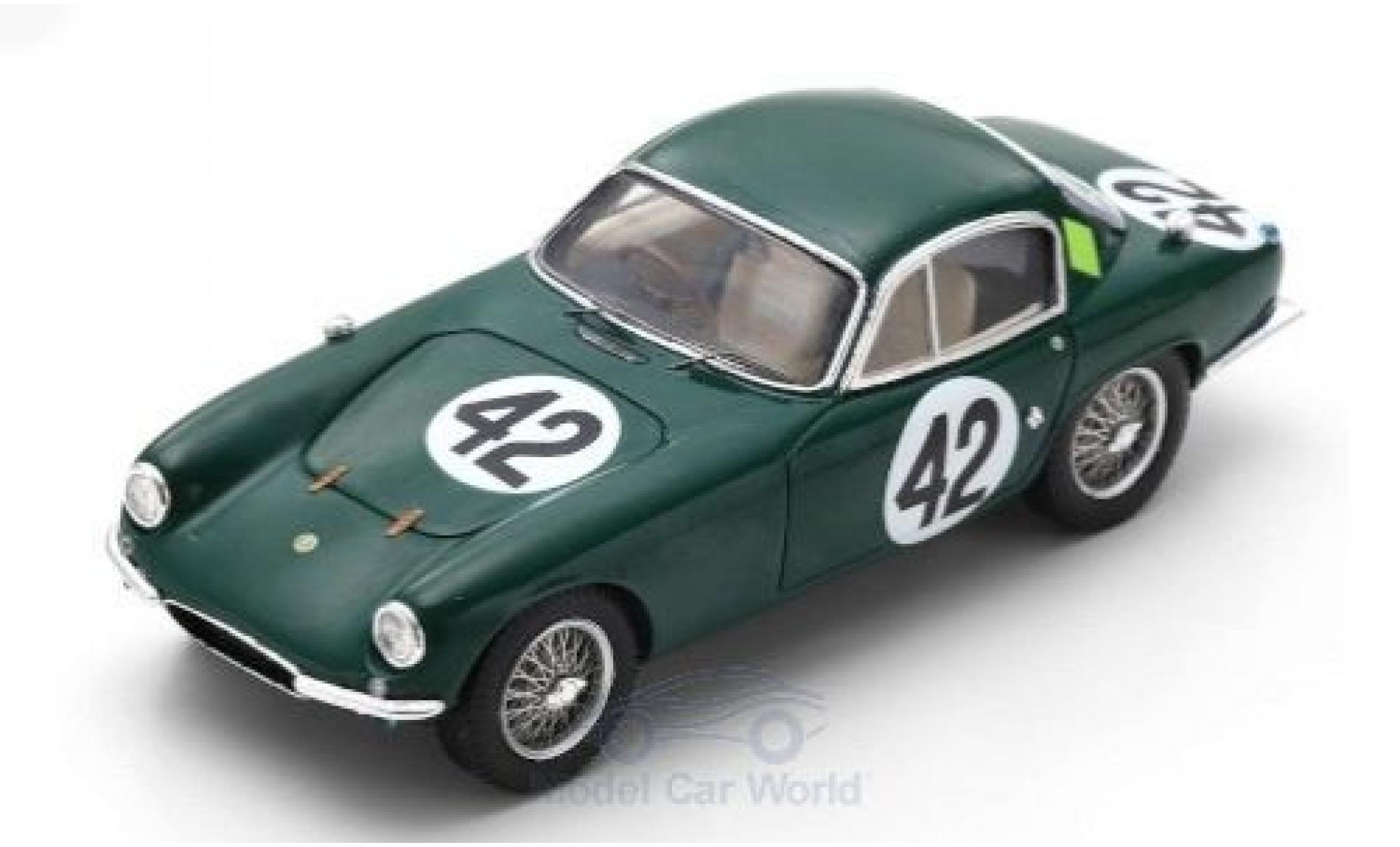 Lotus Elite 1/43 Spark RHD No.42 24h Le Mans 1959 J.Whitmore/J.Clark modellino in miniatura