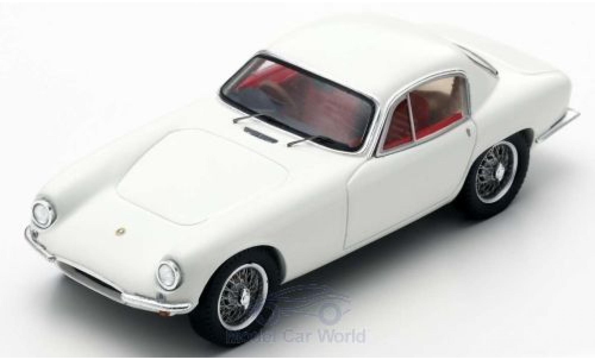 Lotus Elite 1/43 Spark bianco RHD 1958 modellino in miniatura