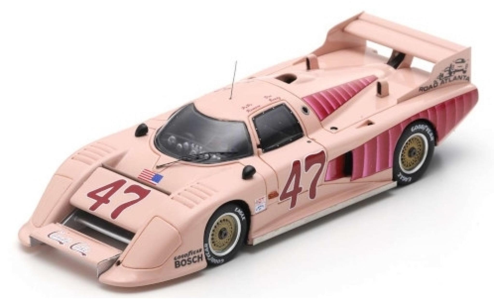 March 83 1/43 Spark G RHD No.47 Candy Cake Road Atlanta 19 P.Romero/D.Bundy modellino in miniatura