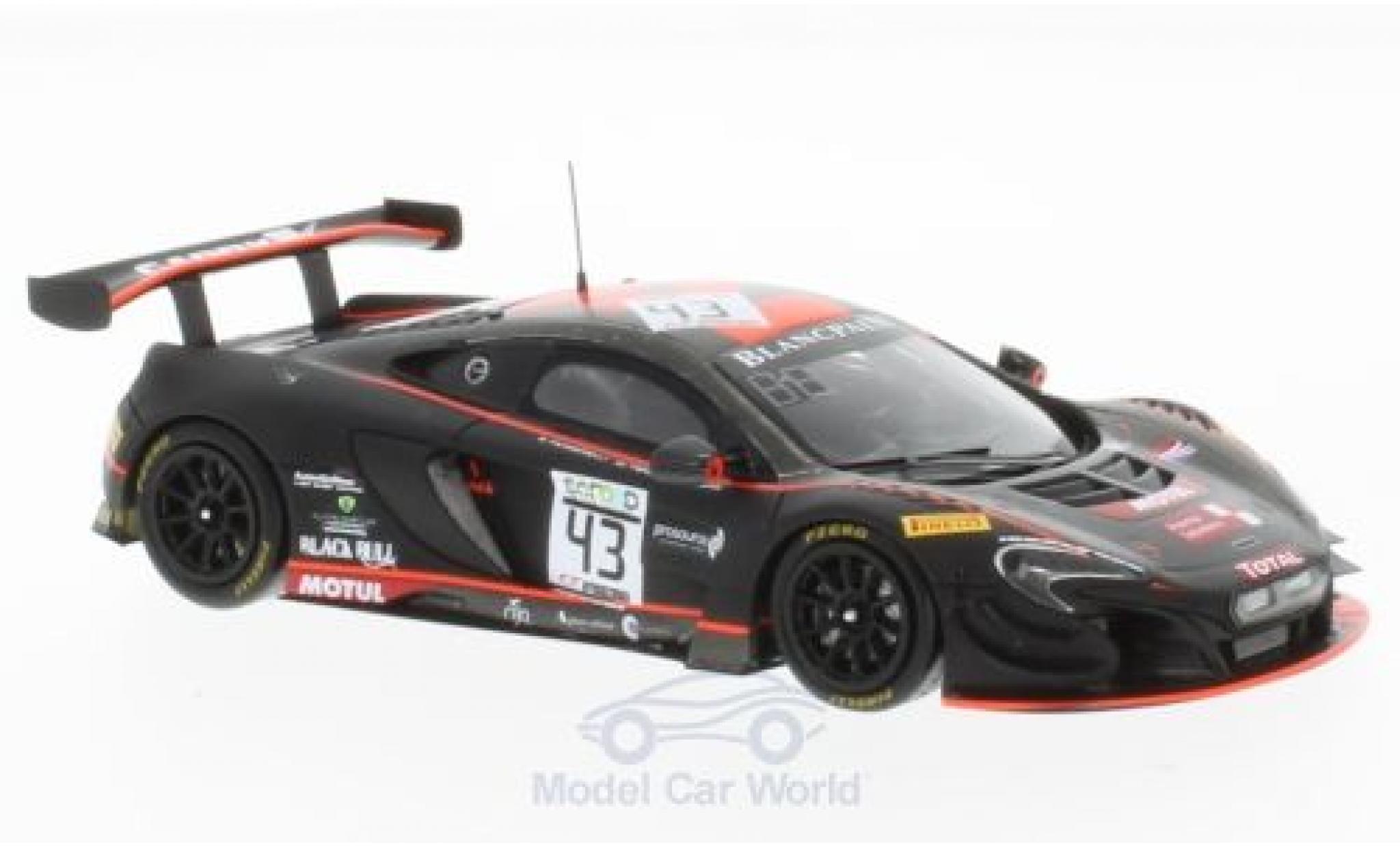 McLaren 650 1/43 Spark S GT3 No.43 Strakka Racing 24h Spa 2017 D.Fumanelli/J.Kane/S.Tordoff modellino in miniatura