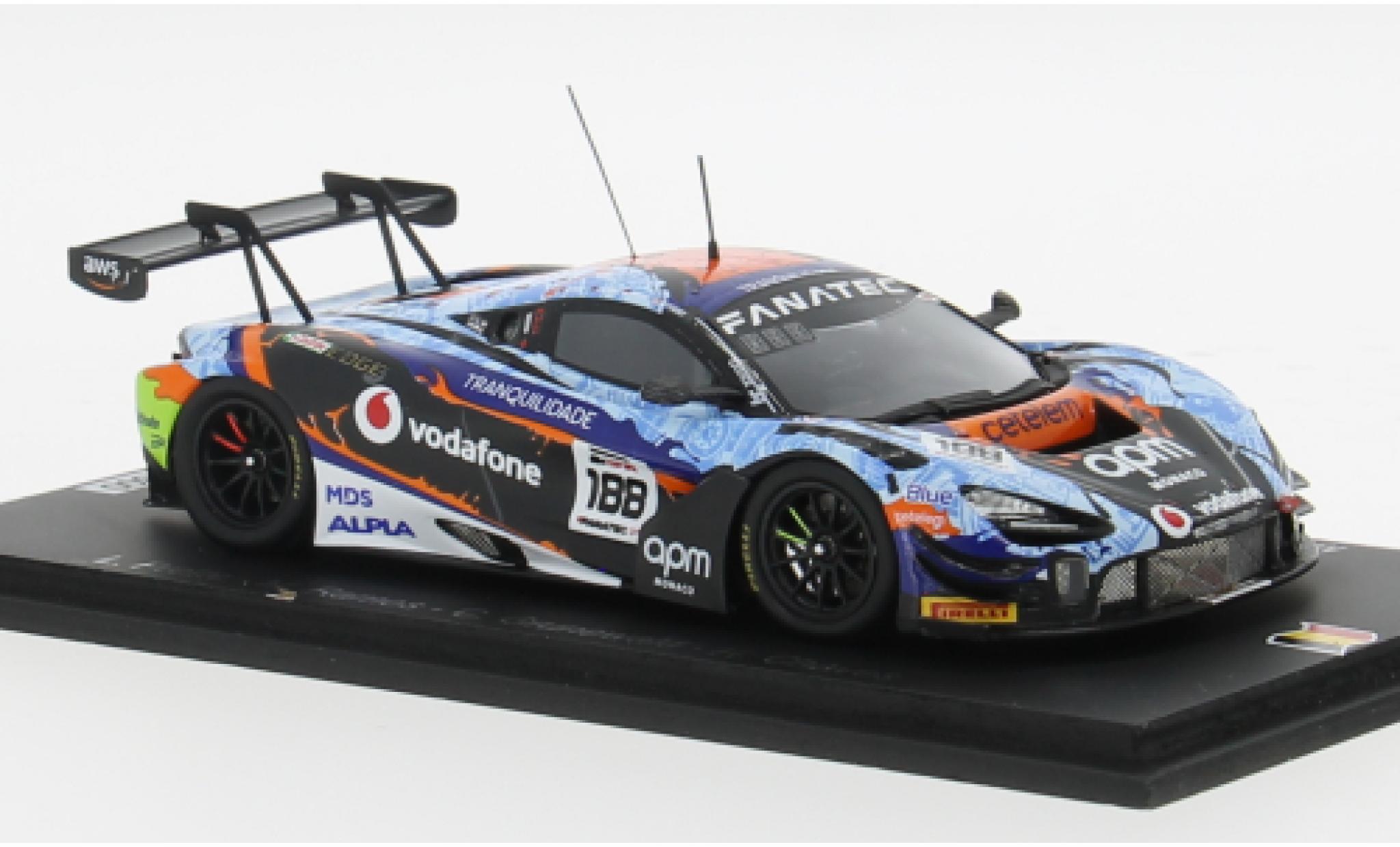 McLaren 720 1/43 Spark S GT3 EVO No.188 Garage 59 24h Spa 2023 1:43 modellino in miniatura