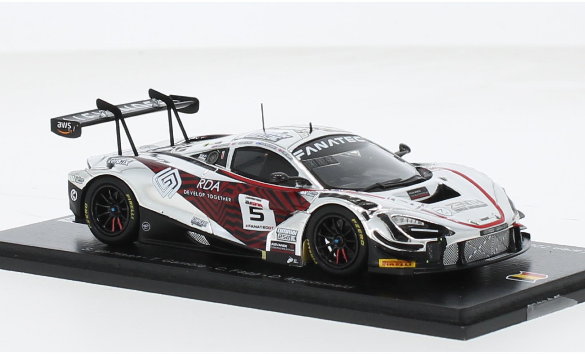 McLaren 720 1/43 Spark S GT3 EVO No.5 Optimum Motorsport 24h Spa 2023 1:43 modellino in miniatura