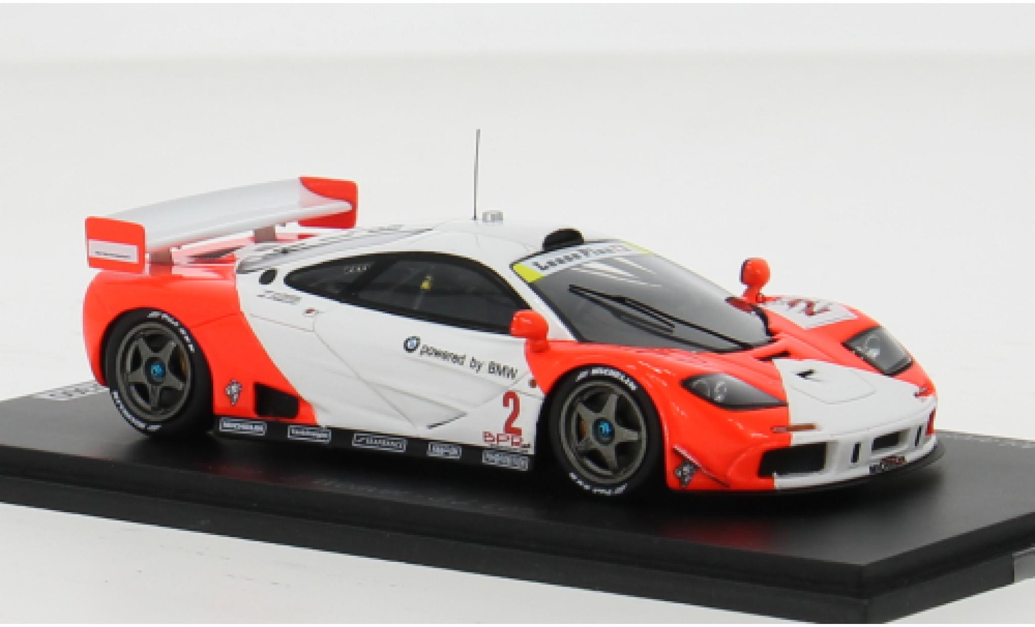McLaren F1 1/43 Spark GTR No.2 GTC Motorsport BPR Zhuhai 1996 1:43 modellino in miniatura