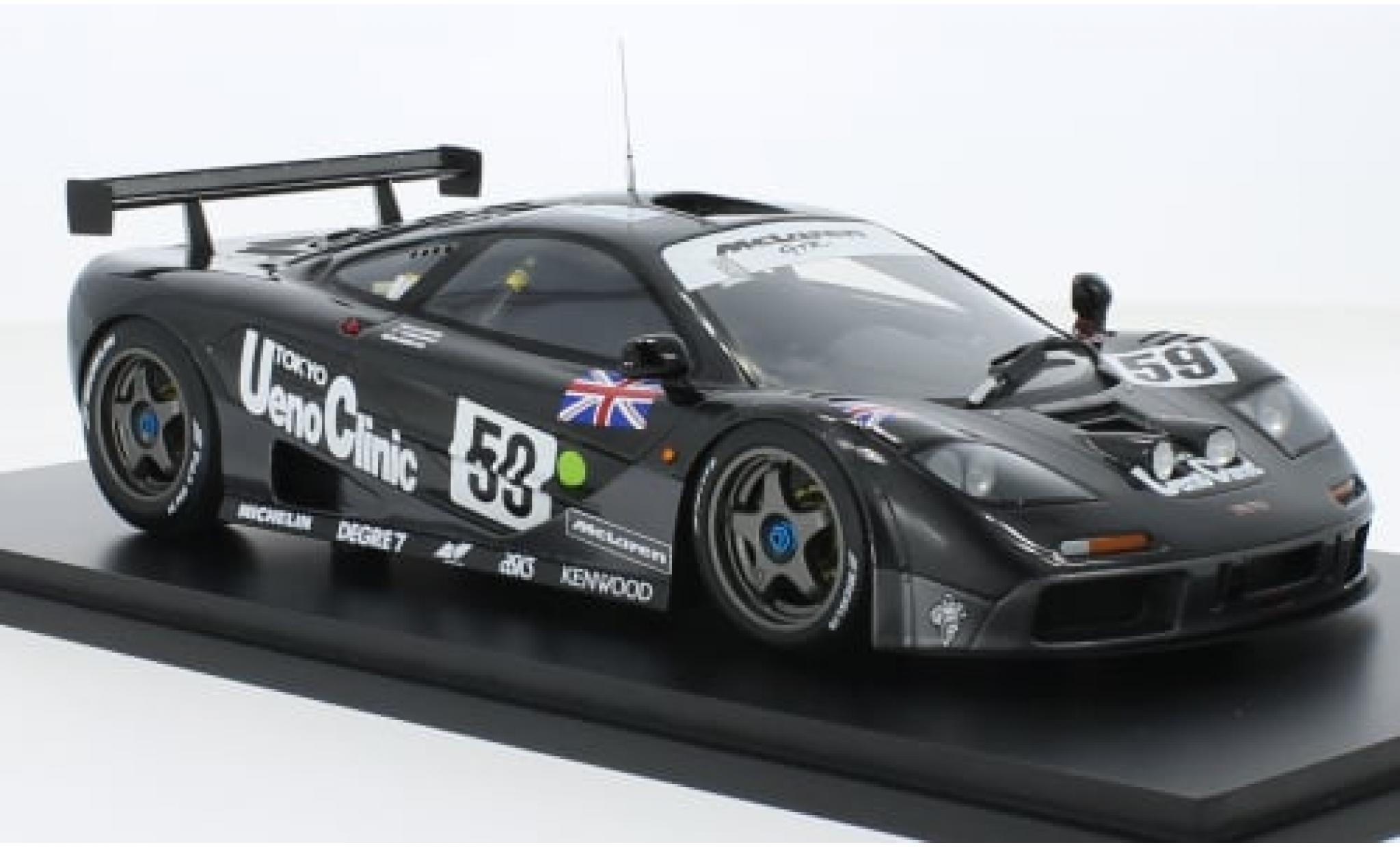McLaren F1 1/18 Spark GTR No.59 Ueno Clinic 24h Le Mans 1995 1:18 modellino in miniatura