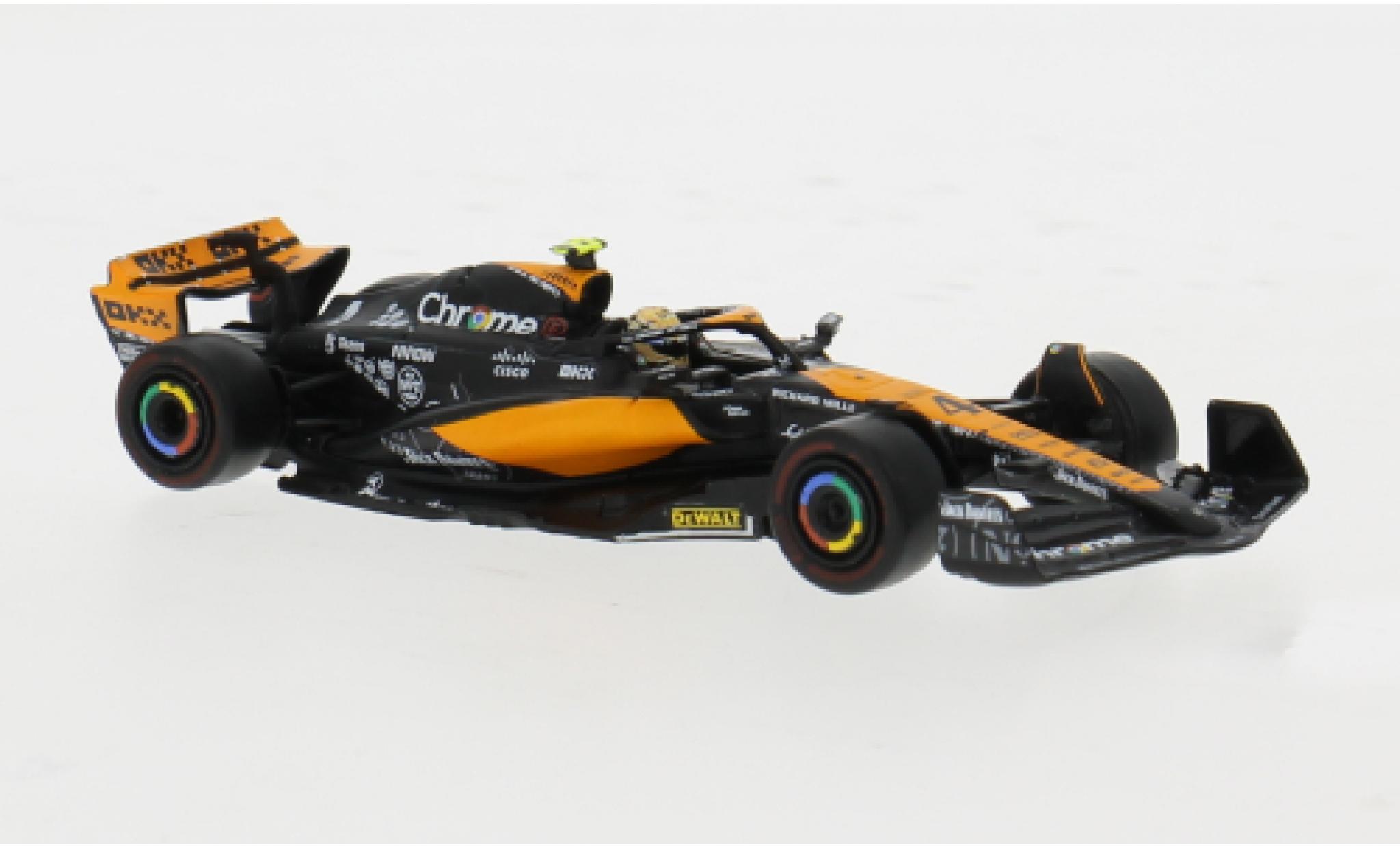 McLaren F1 1/64 Spark MCL60 No.4 Team Formel 1 GP Las Vegas 2023 1:64 modellino in miniatura